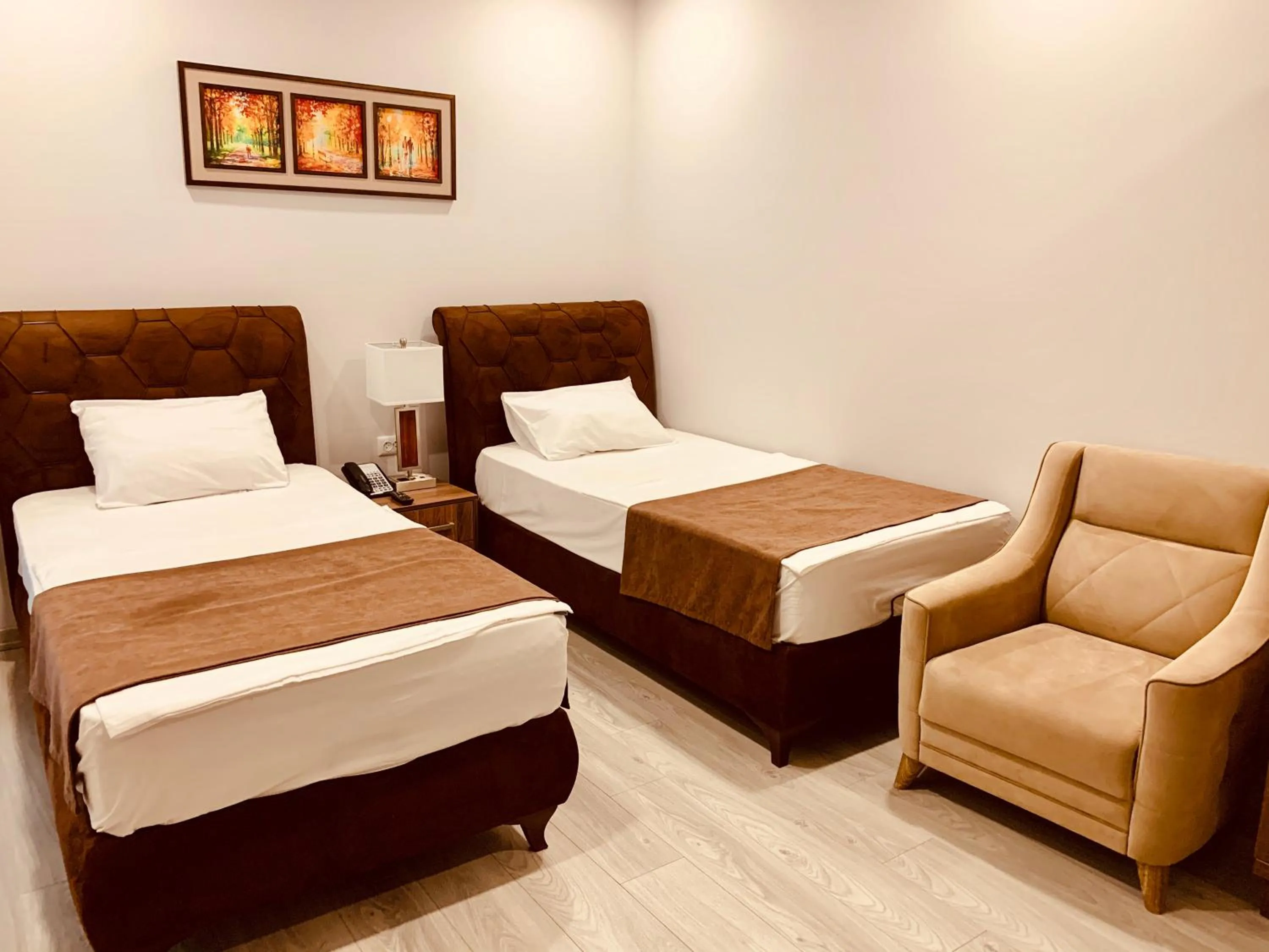 Bed in Hotel Tsereteli Palace