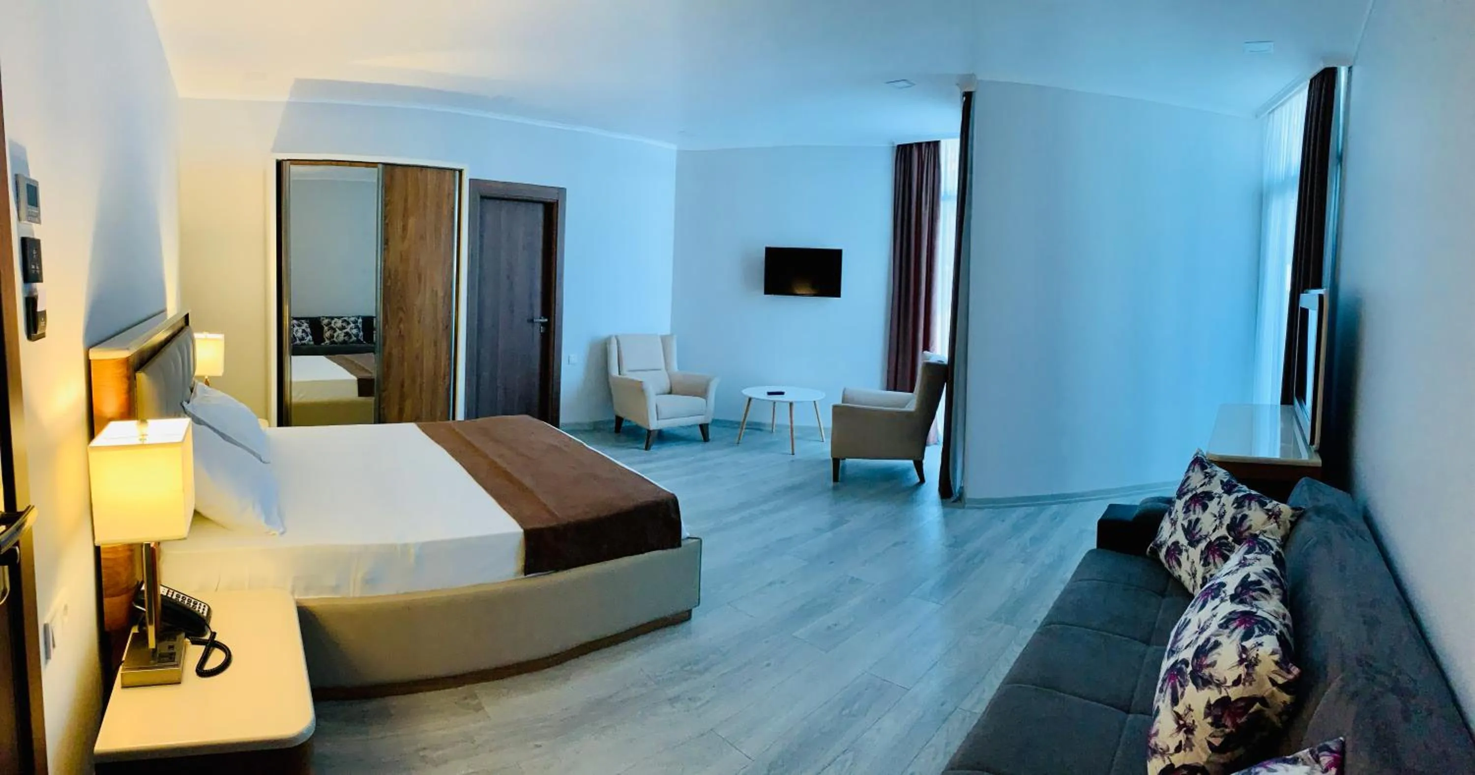 Bed in Hotel Tsereteli Palace