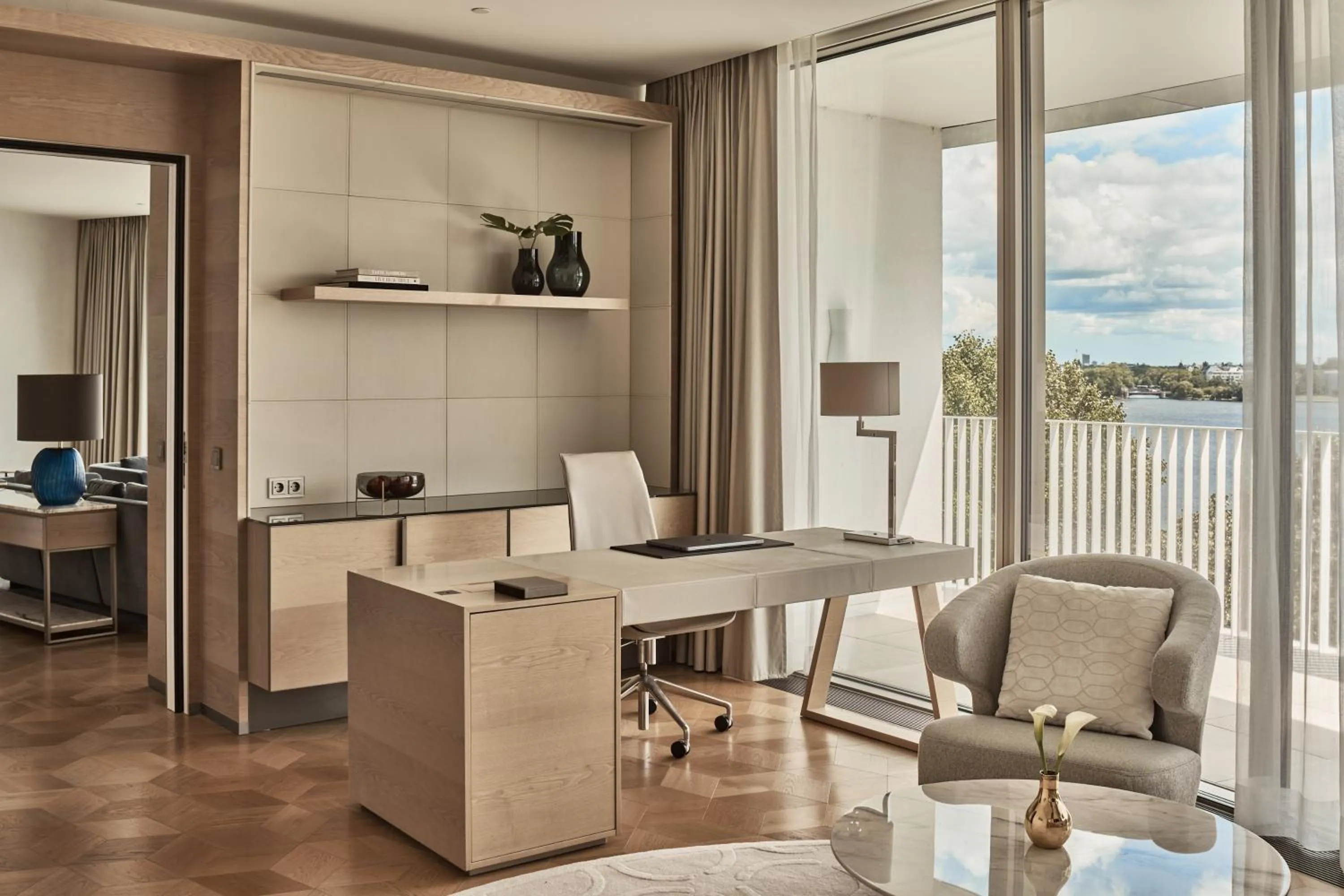 Living room in The Fontenay Hamburg