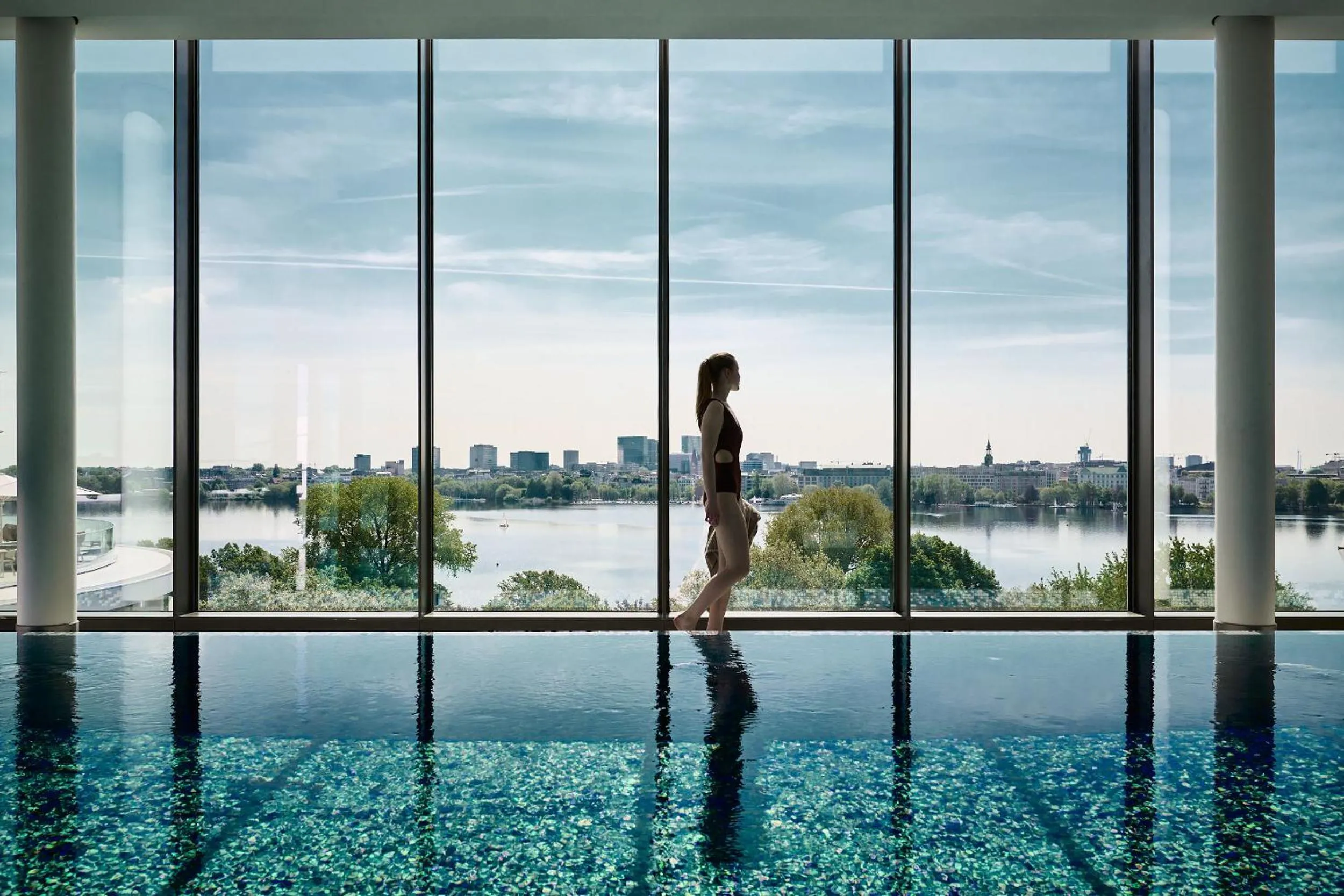 Spa and wellness centre/facilities in The Fontenay Hamburg