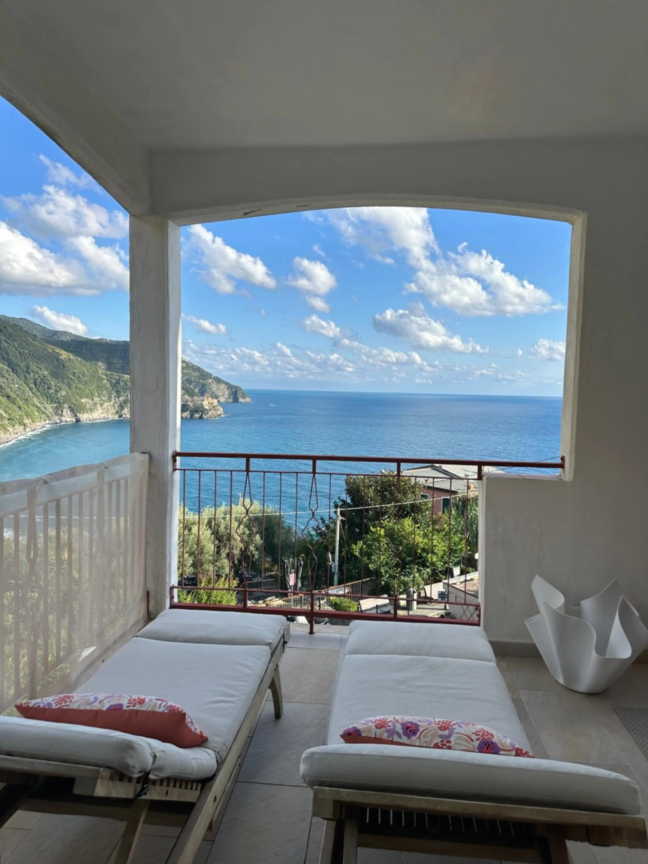 Sea view, Bed in Madüneta 5 Terre