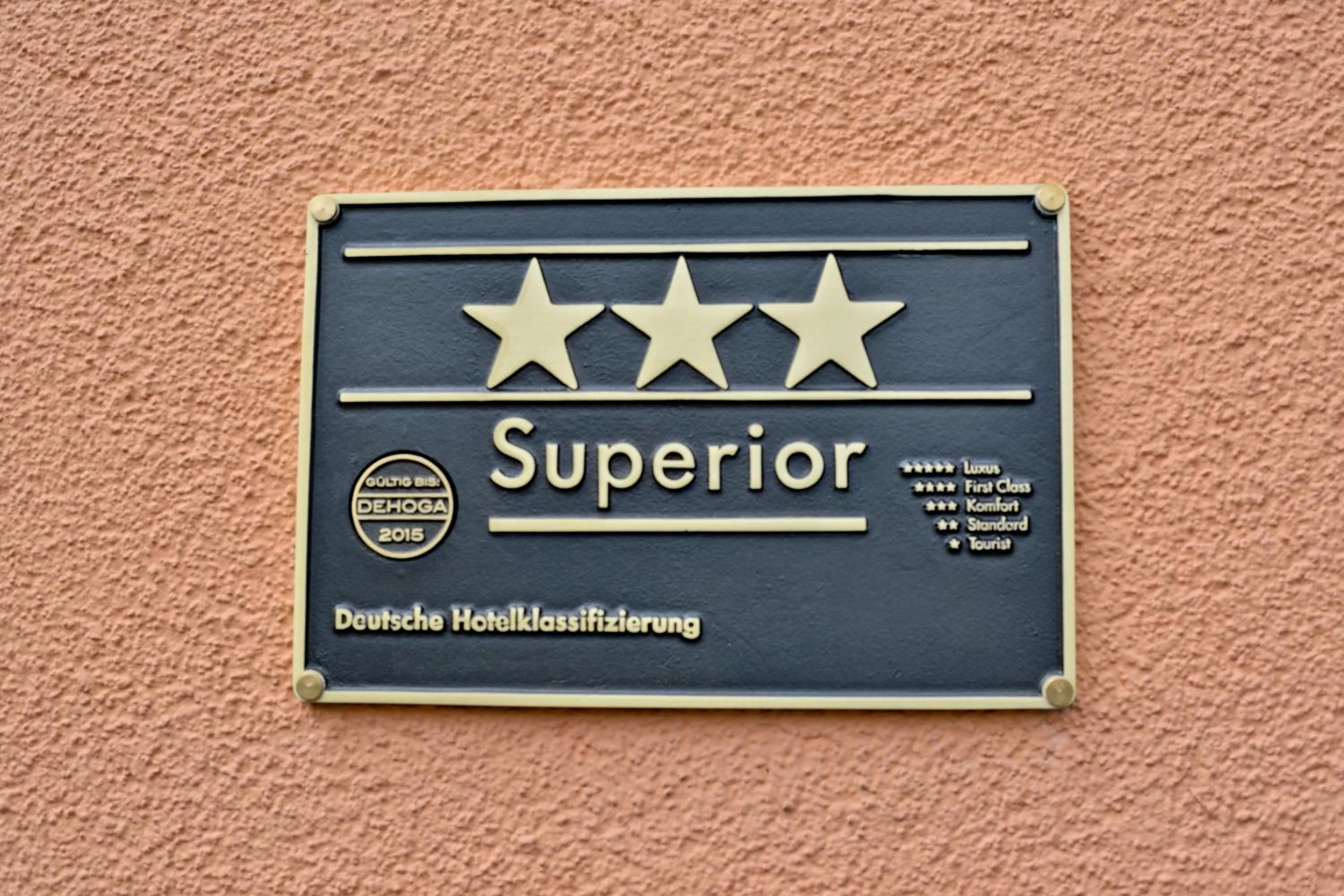Logo/Certificate/Sign in Hotel Klostergarten