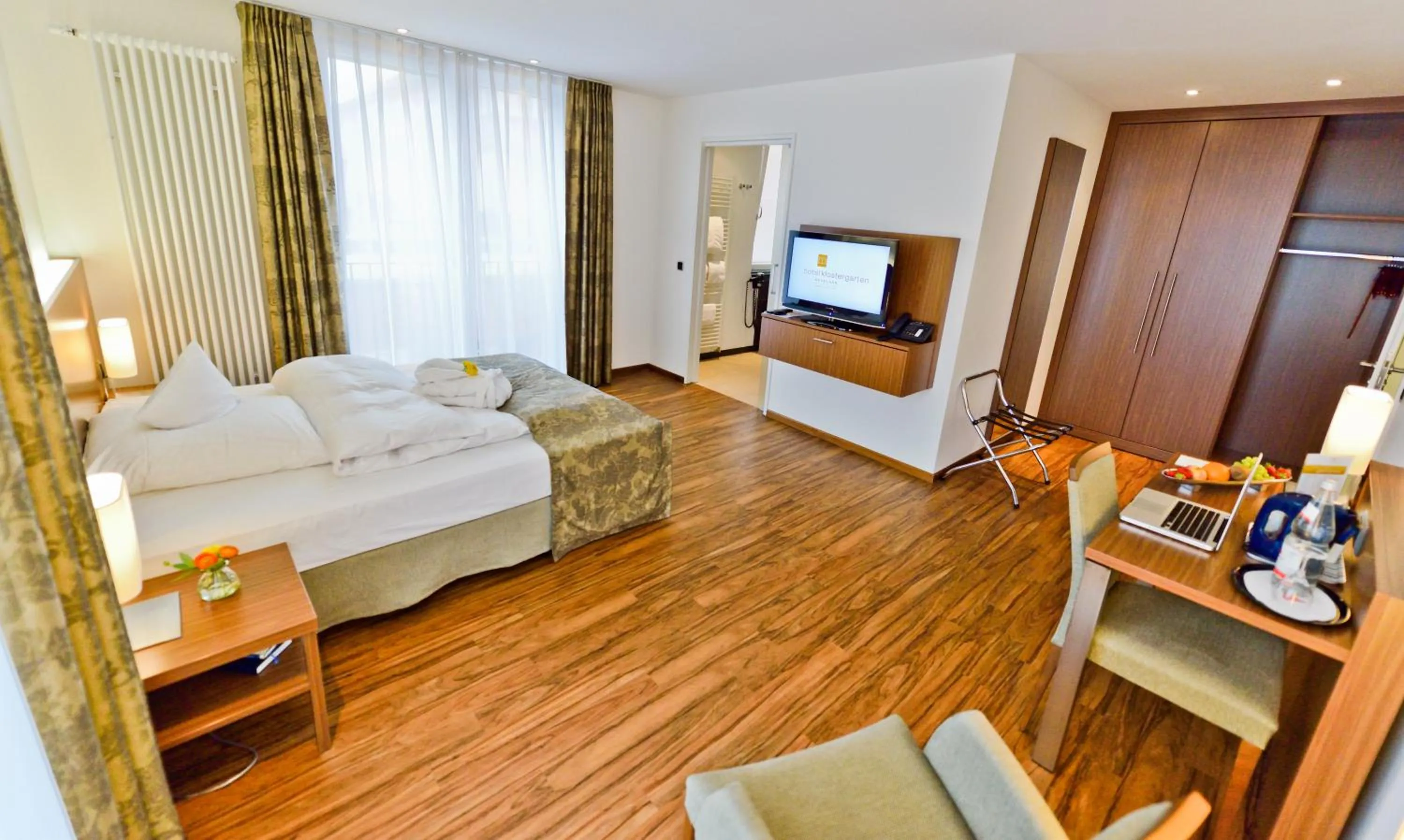 Photo of the whole room, Bed in Hotel Klostergarten