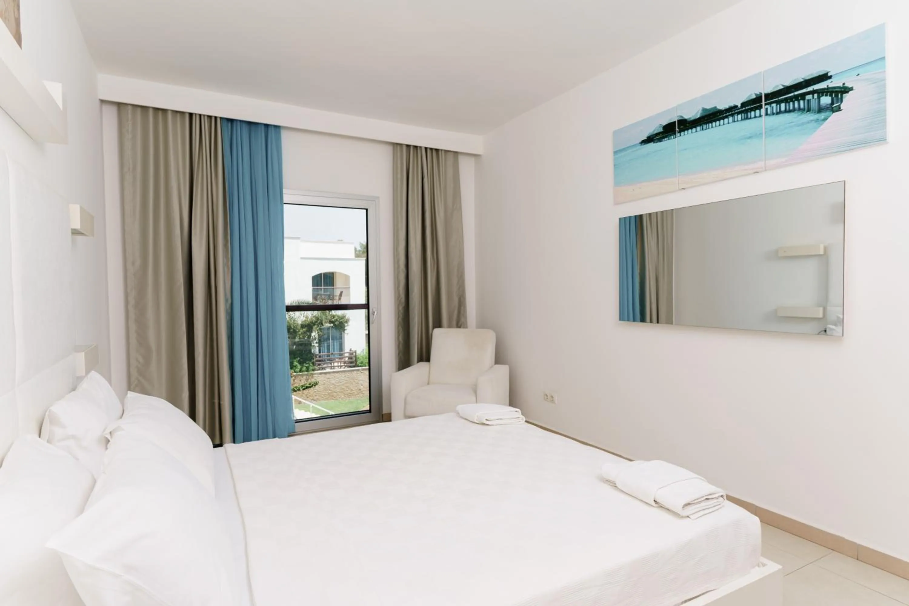 Bed in Costa Luvi Hotel Bodrum - All Inclusive