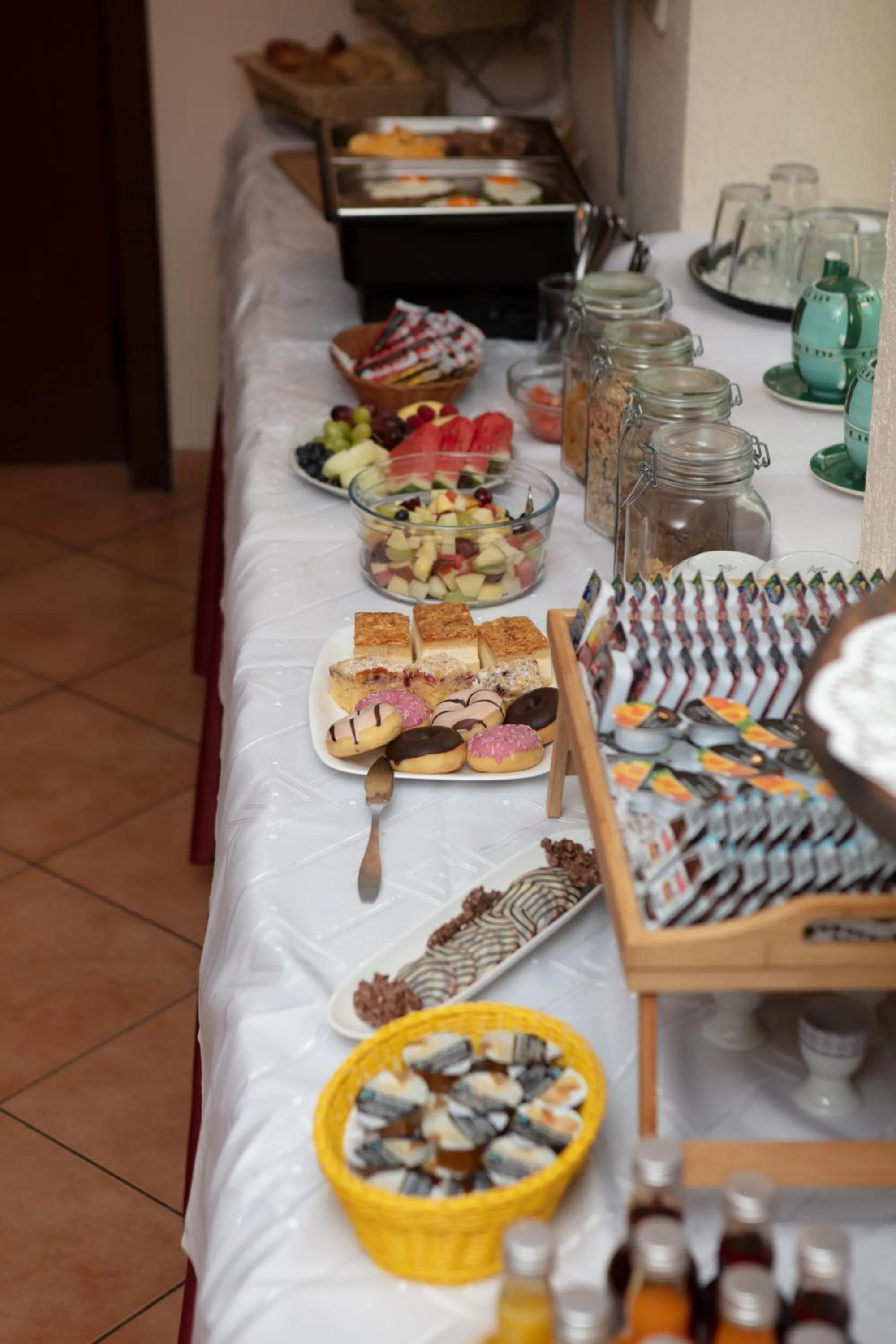 Buffet breakfast in Hotel Maximilian