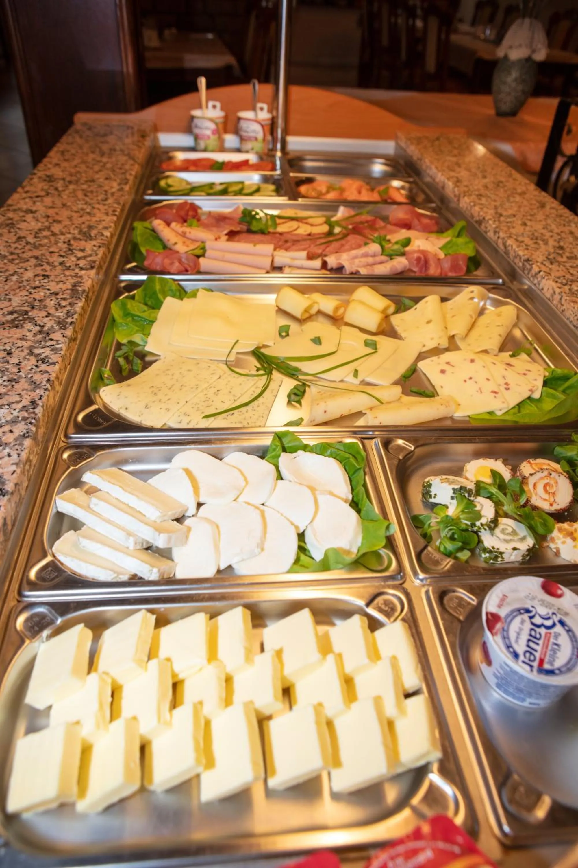 Buffet breakfast in Hotel Maximilian