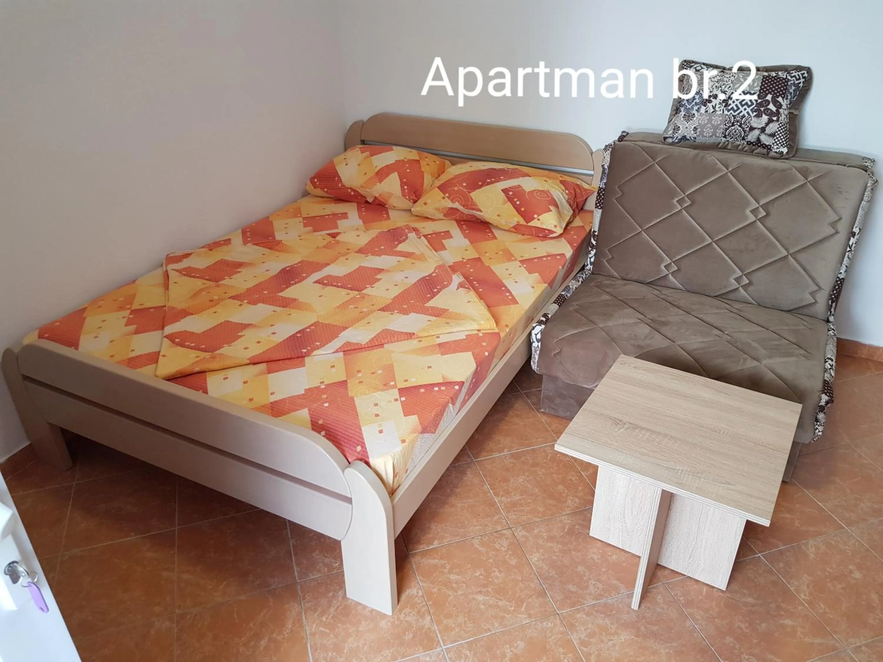 Bed in Apartmani Nikmil Bar- Šusanj