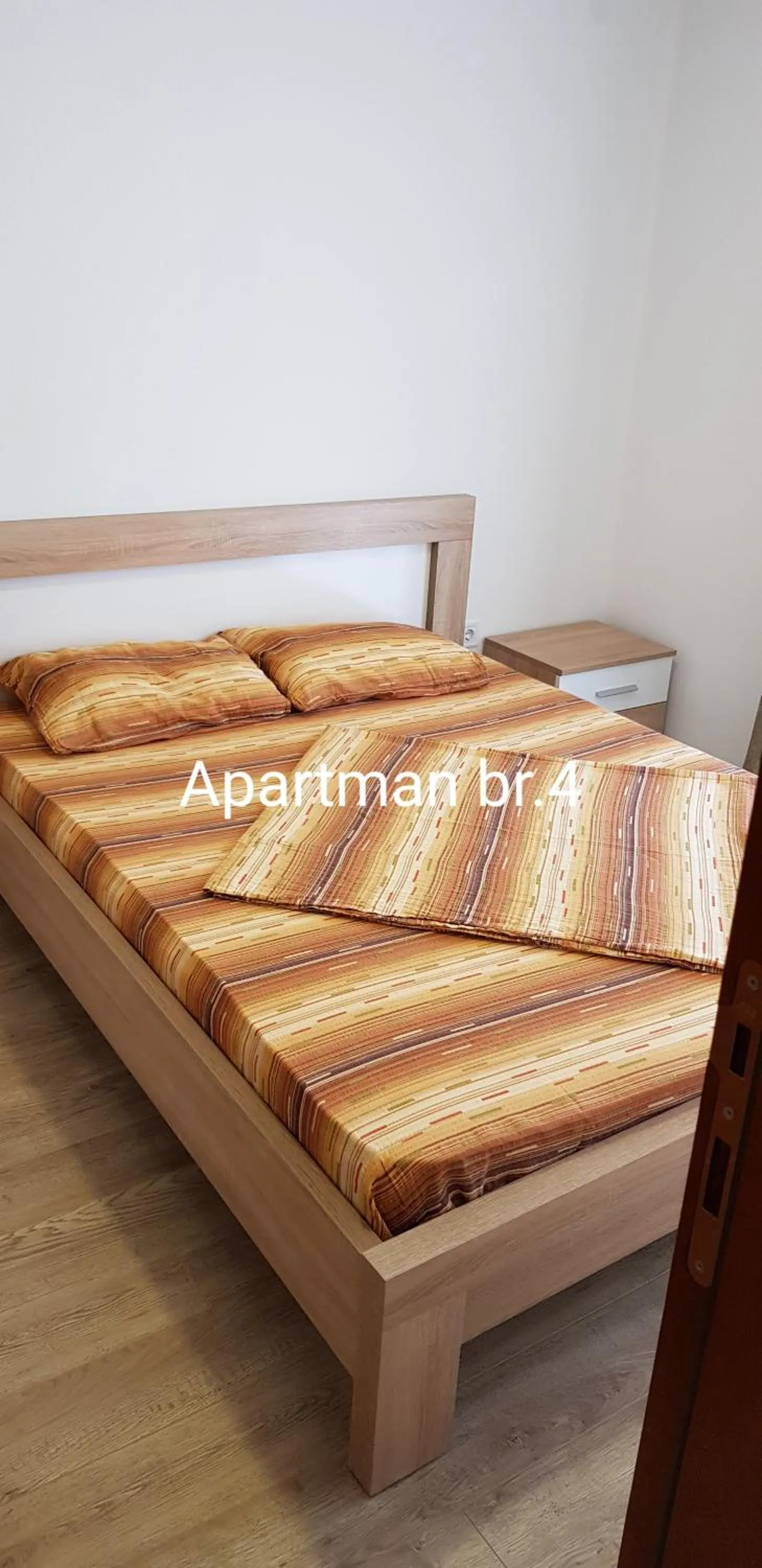 Bed in Apartmani Nikmil Bar- Šusanj