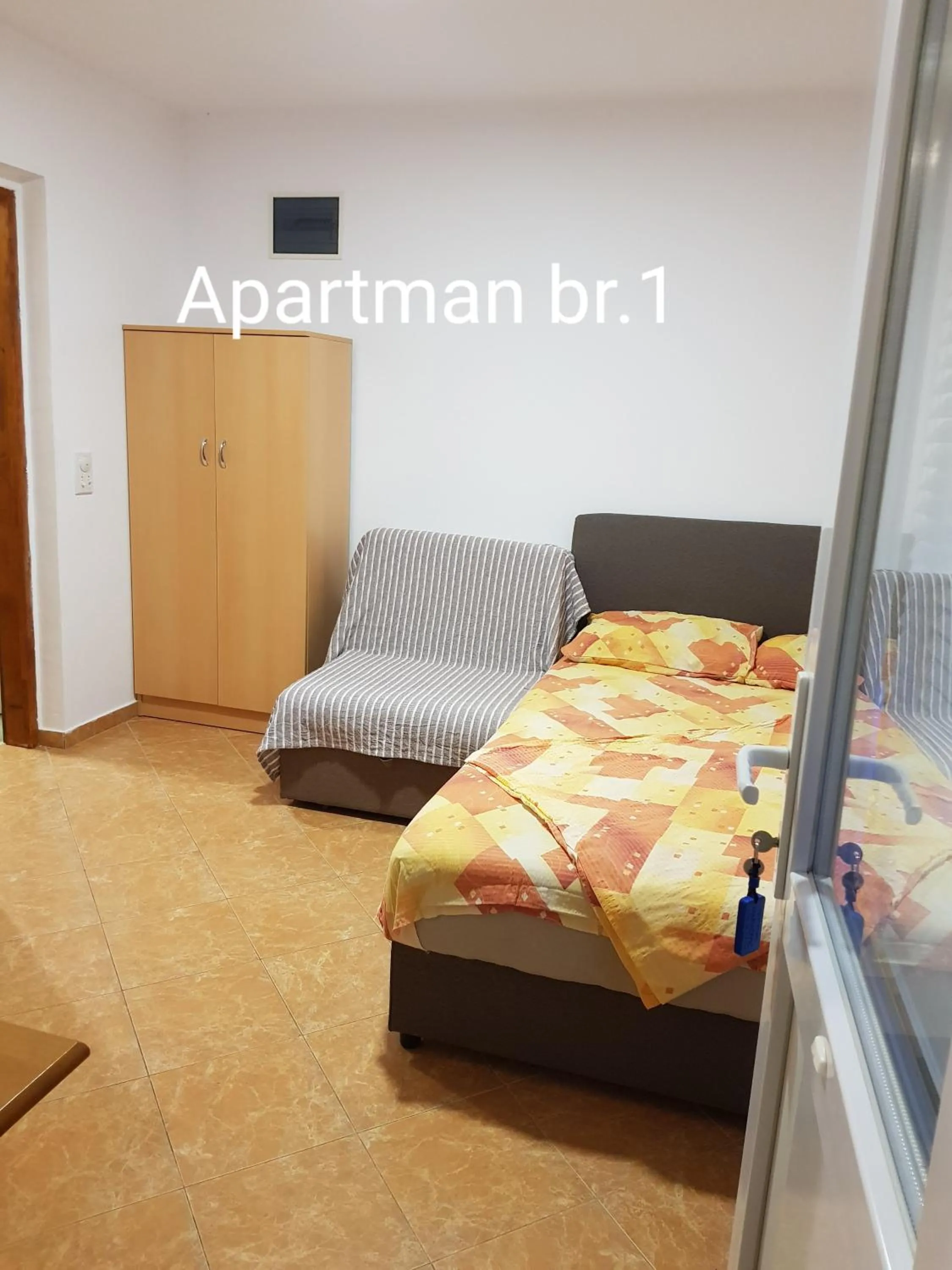 Bed in Apartmani Nikmil Bar- Šusanj