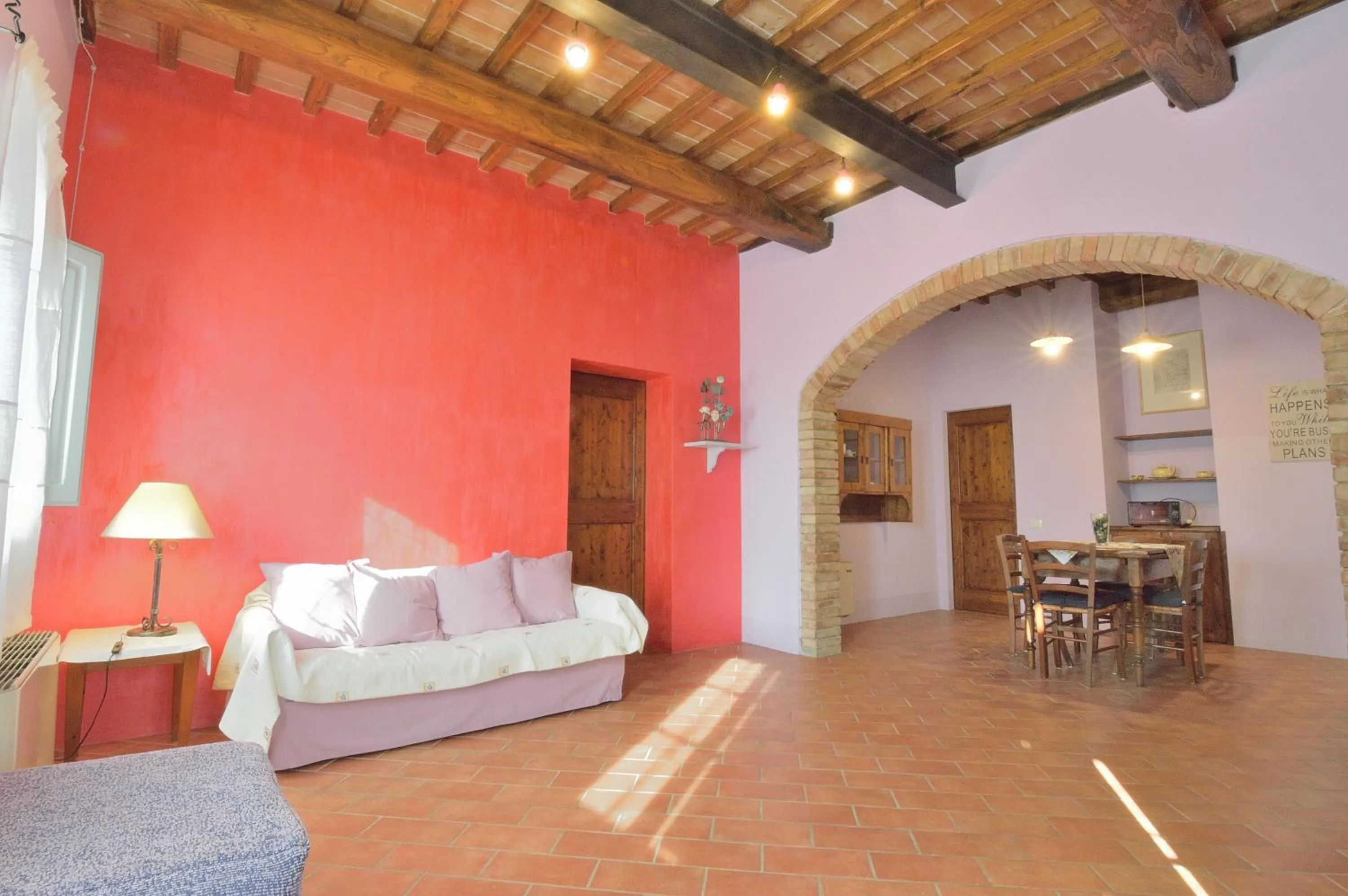 Living room in Podere Benintendi