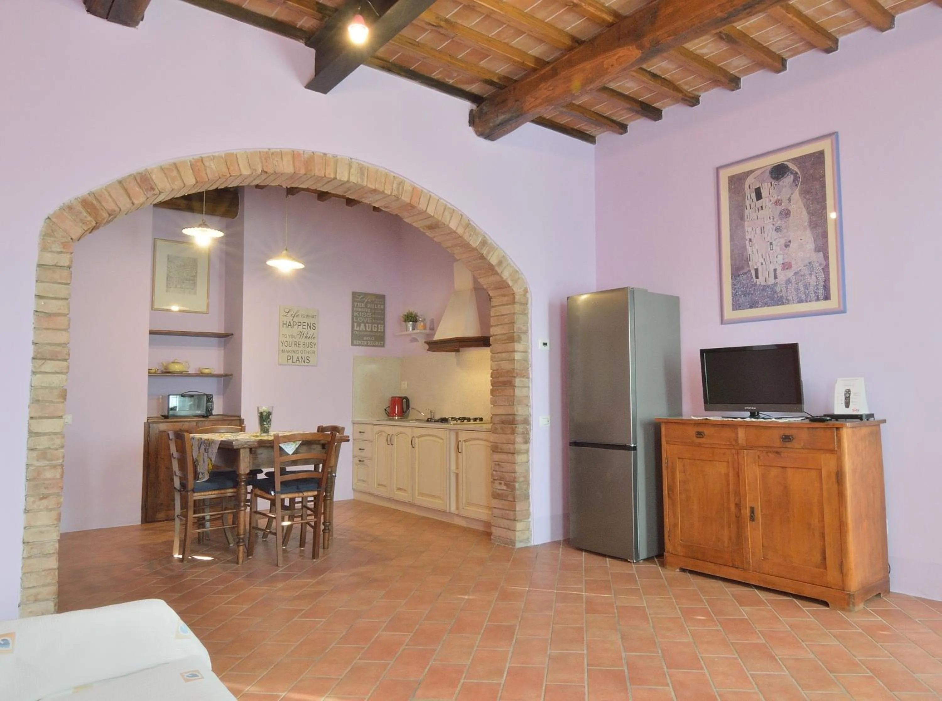 Living room in Podere Benintendi