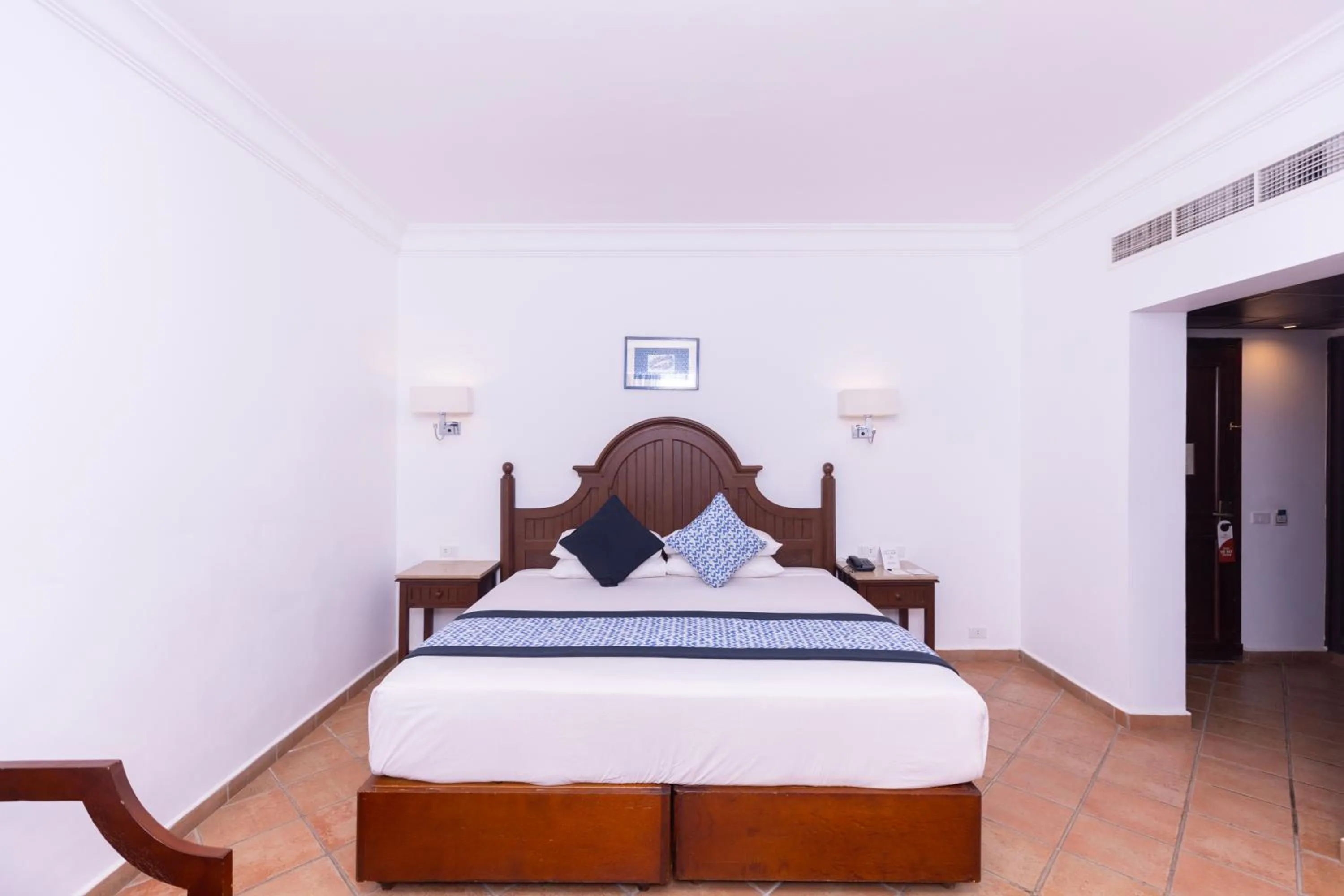 Bed in Stella Sea Club Hotel