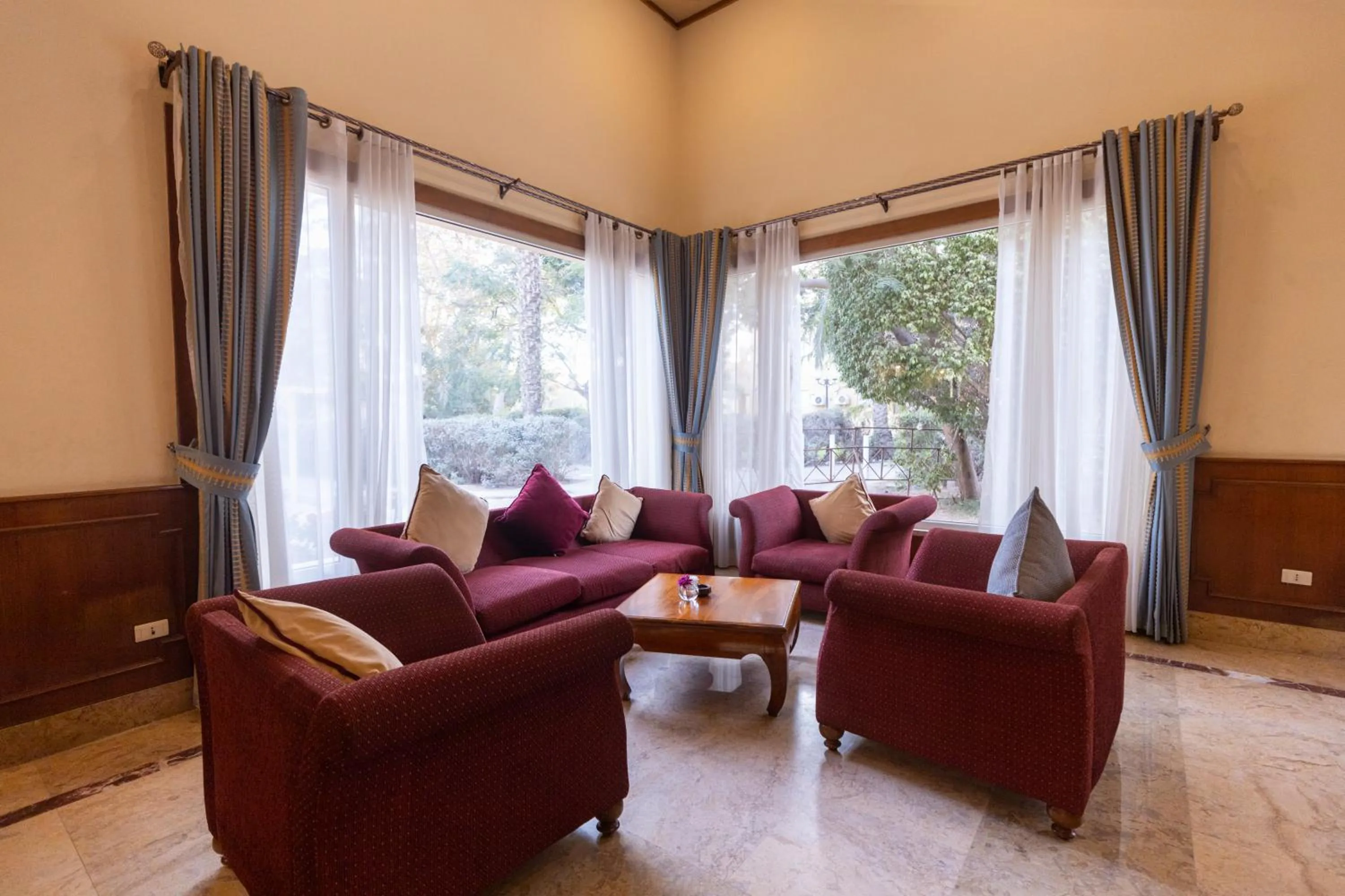 Seating area in Stella Sea Club Hotel