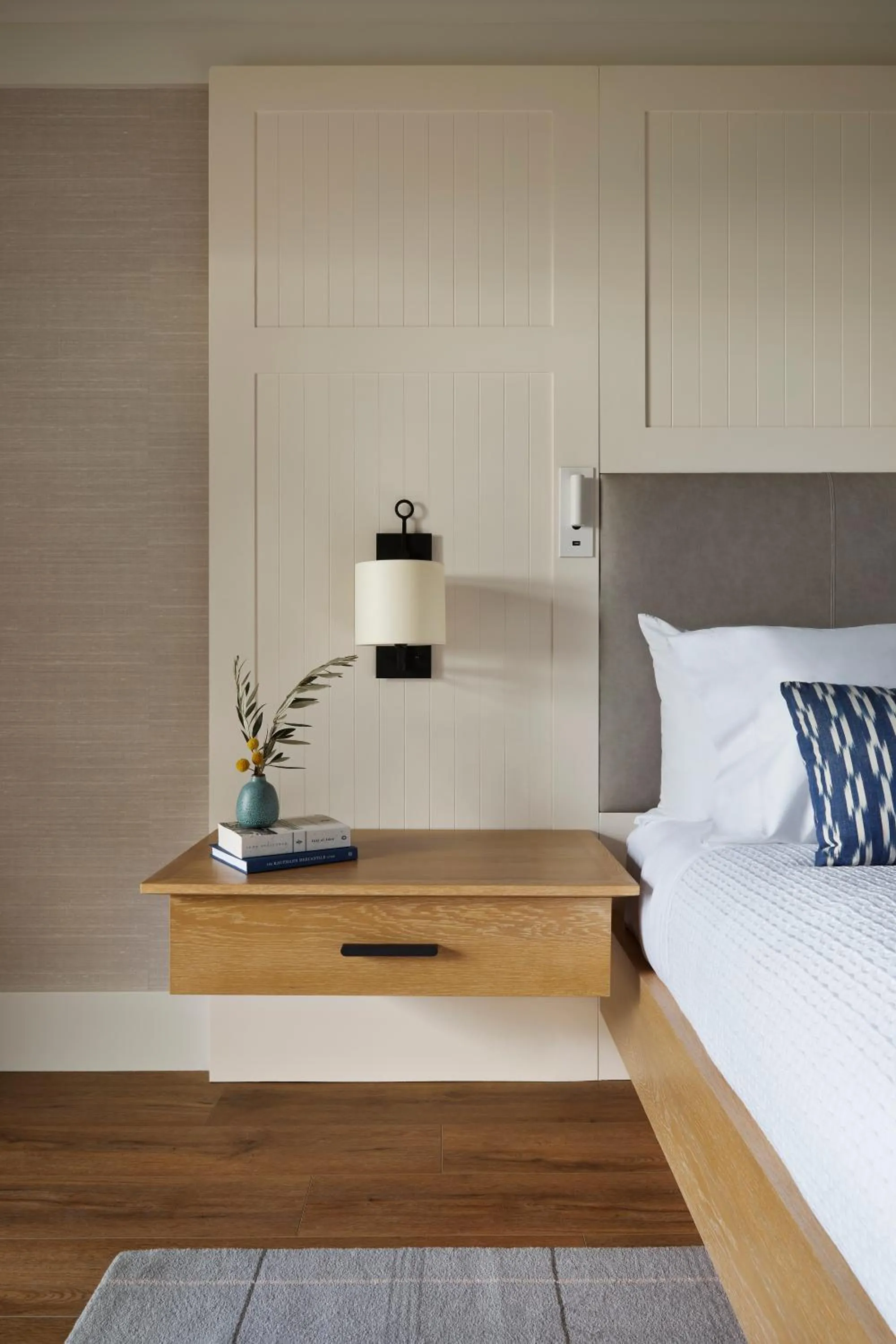 Bed in The Lodge at Bodega Bay