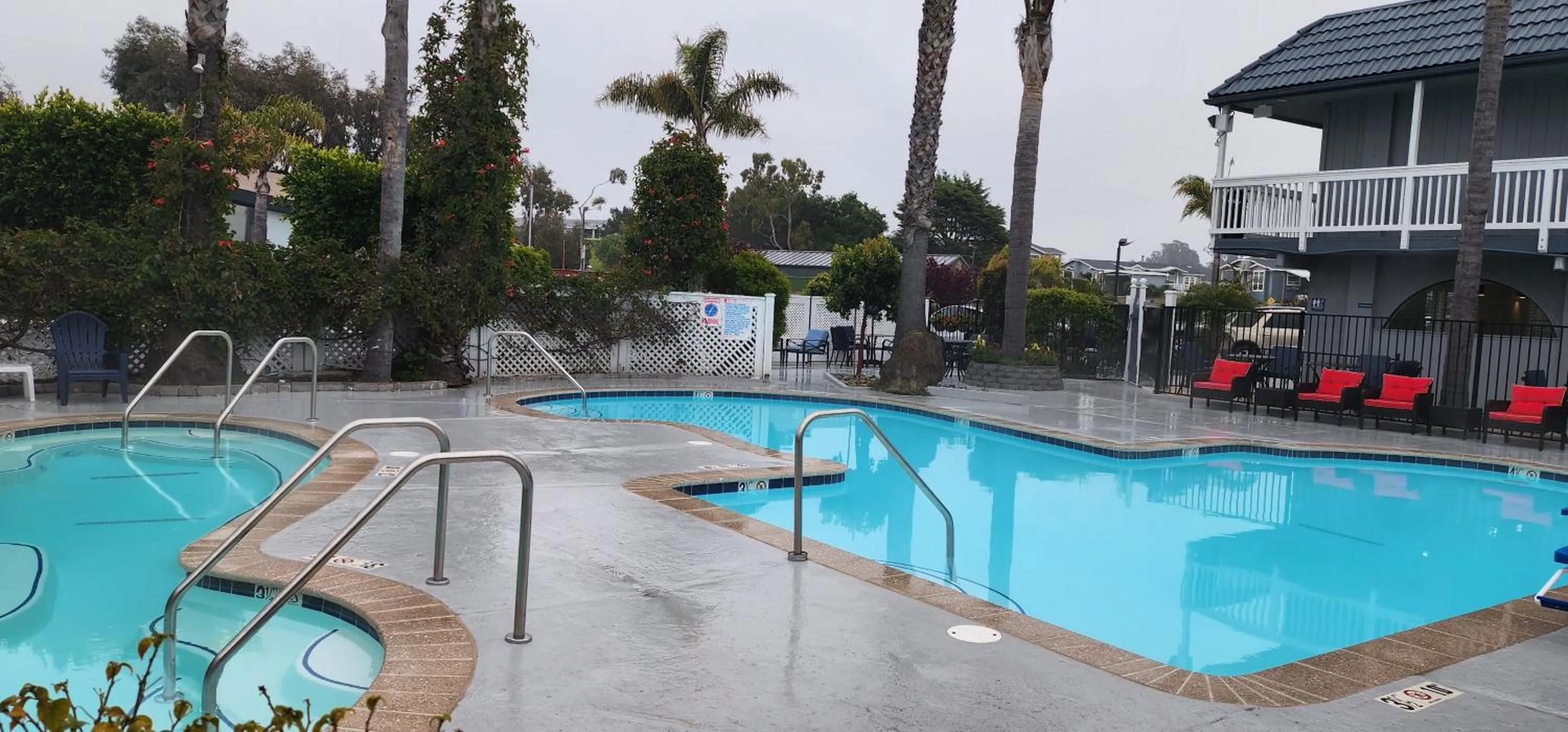 Swimming pool in The Grove at Pismo Beach