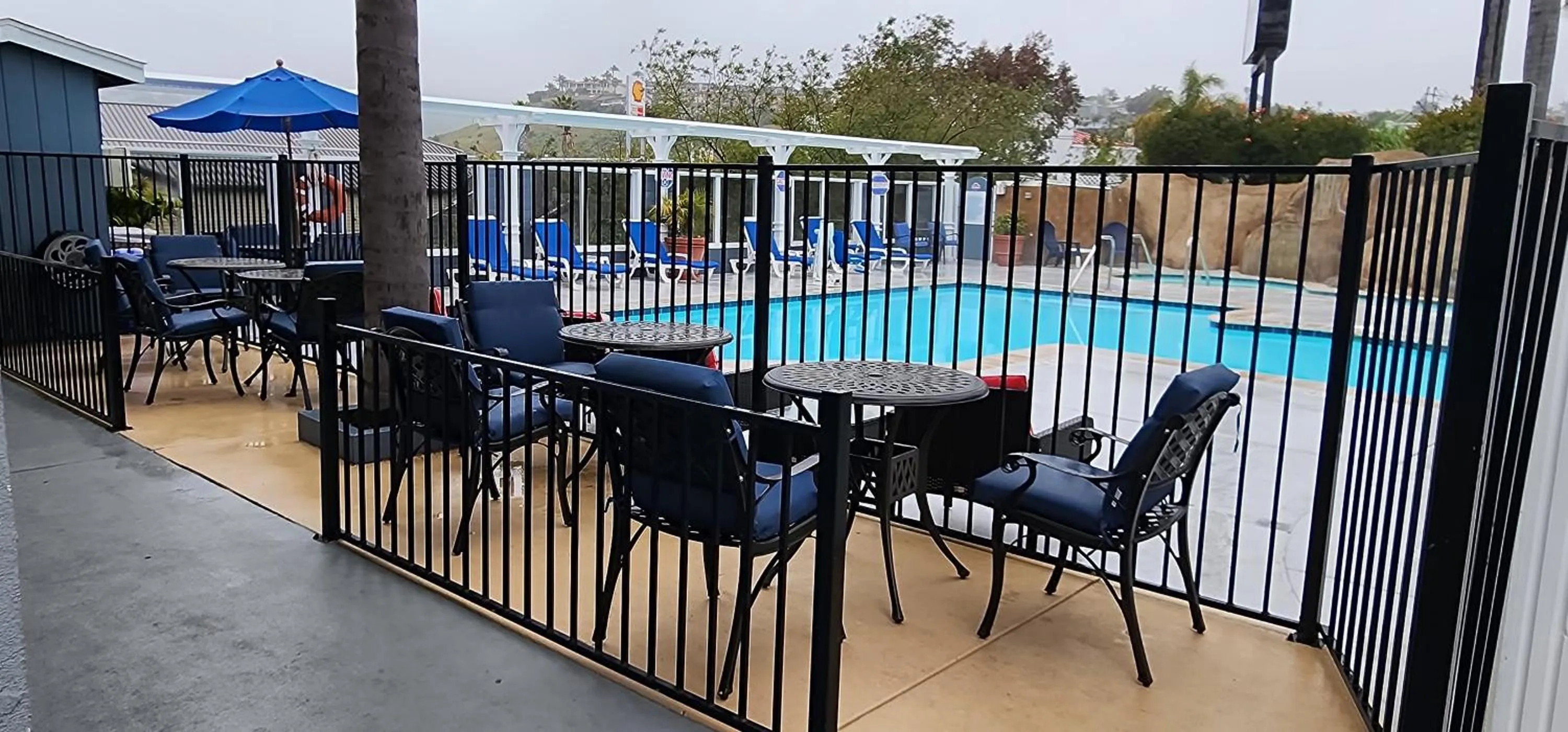Swimming pool in The Grove at Pismo Beach