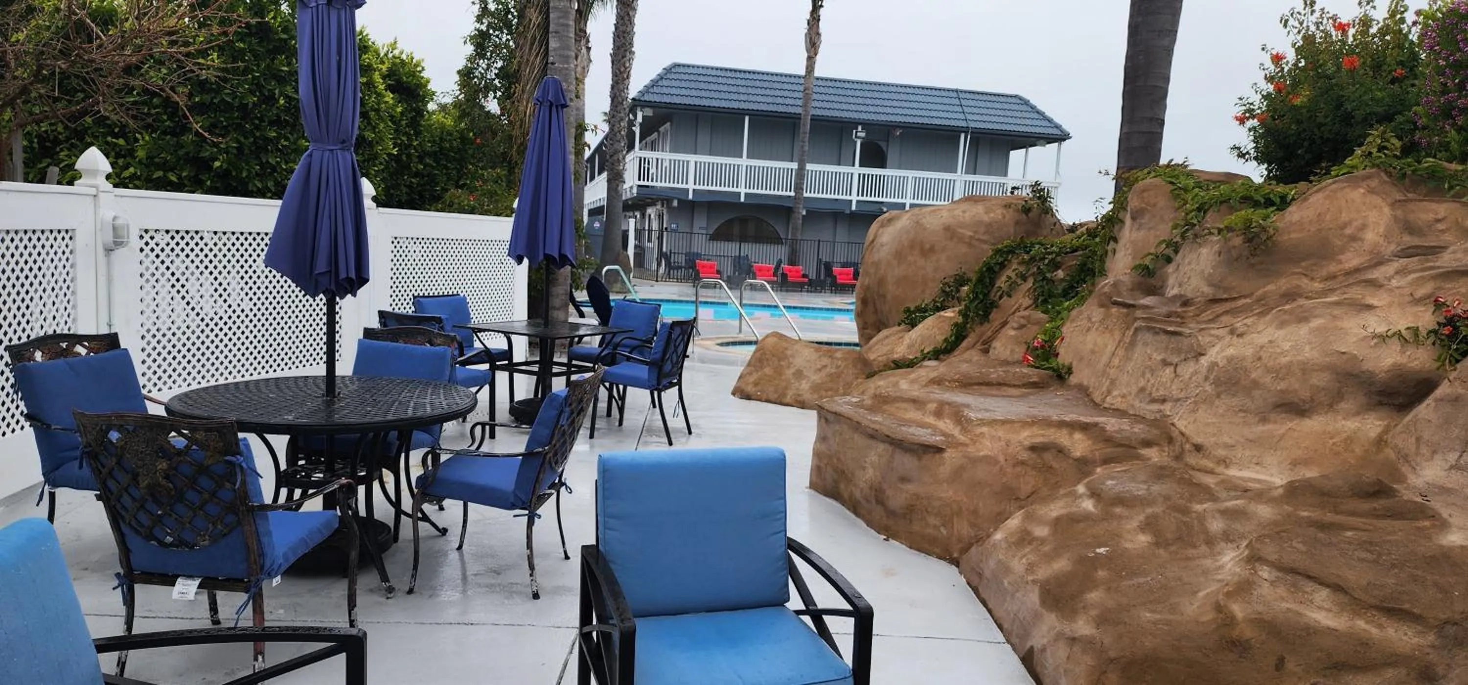 Swimming pool in The Grove at Pismo Beach