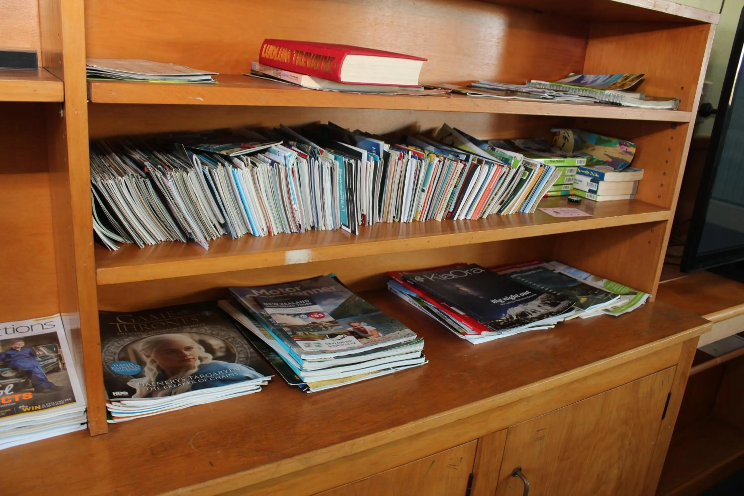 Communal lounge/ TV room in Central City Camping Park