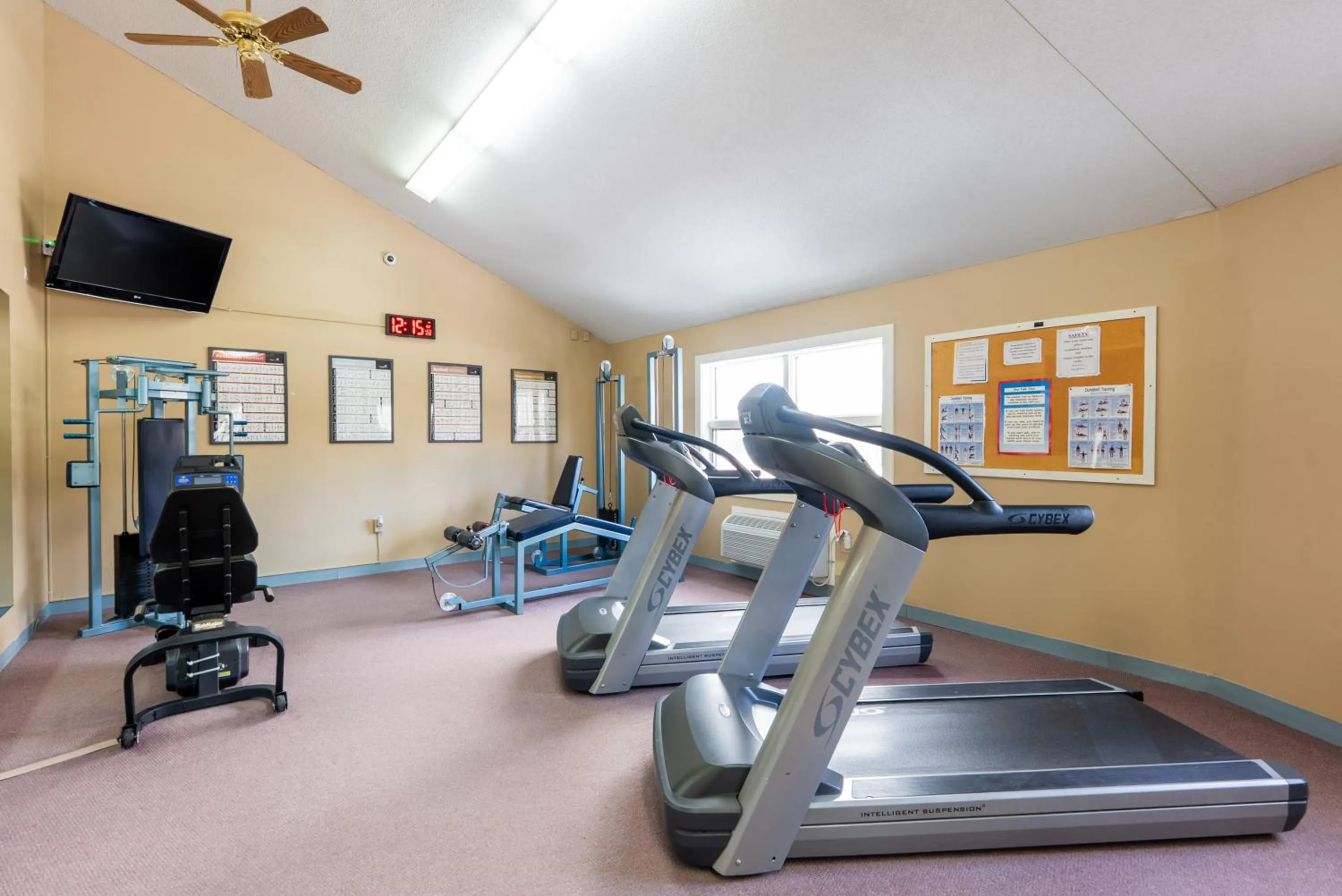 Fitness centre/facilities in Fireside Inn & Suites Gilford