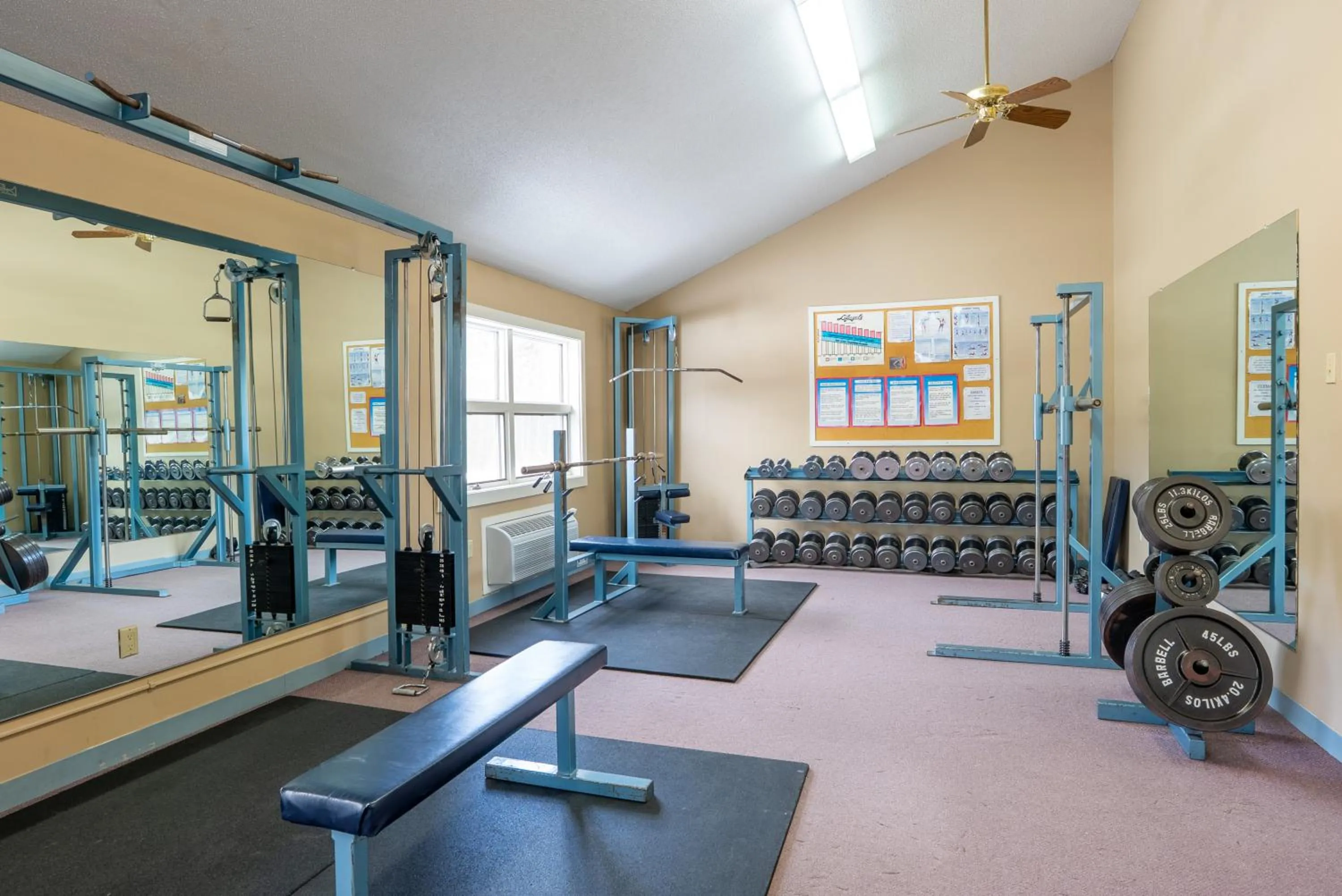 Fitness centre/facilities in Fireside Inn & Suites Gilford