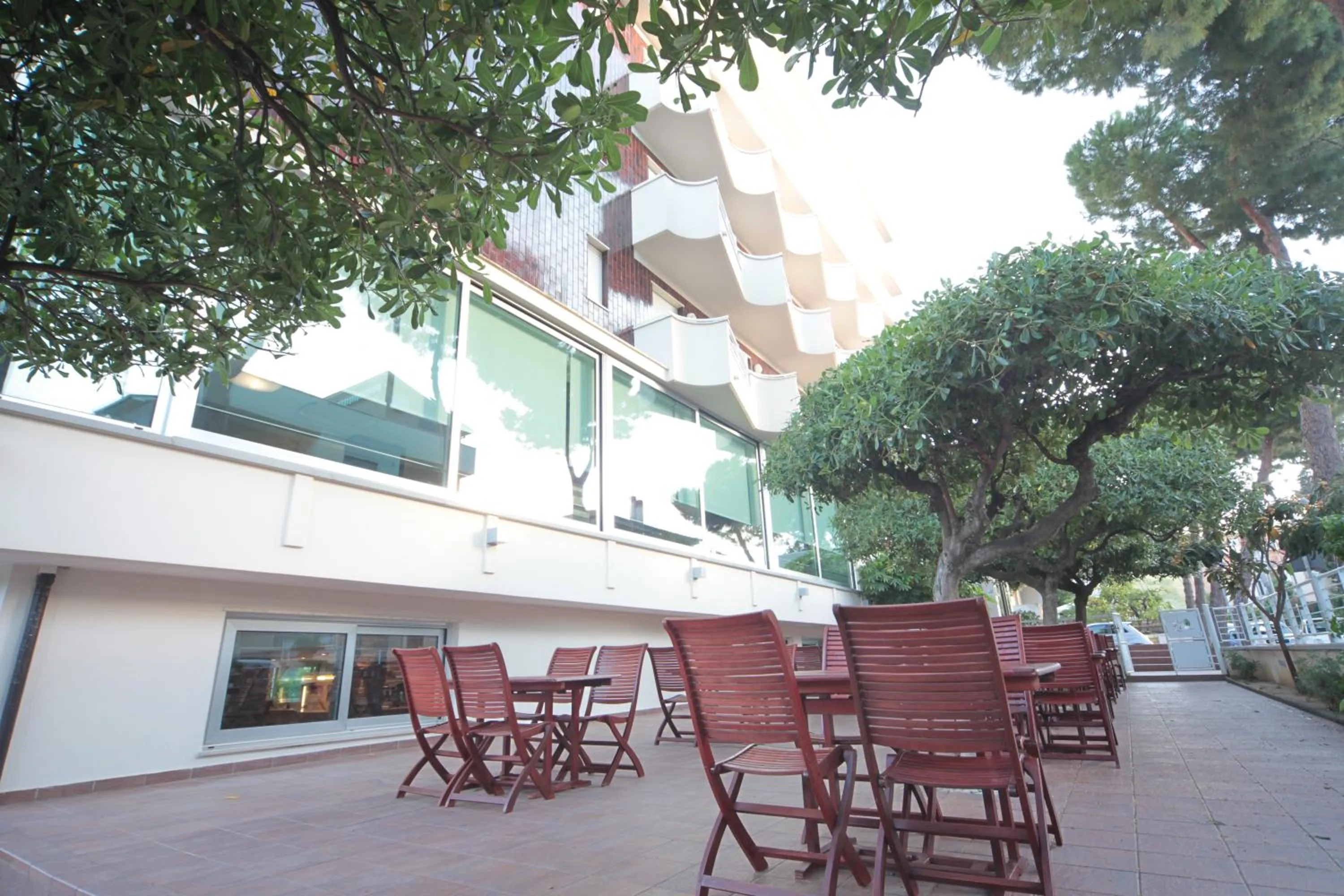 Garden view in Hotel Corfù