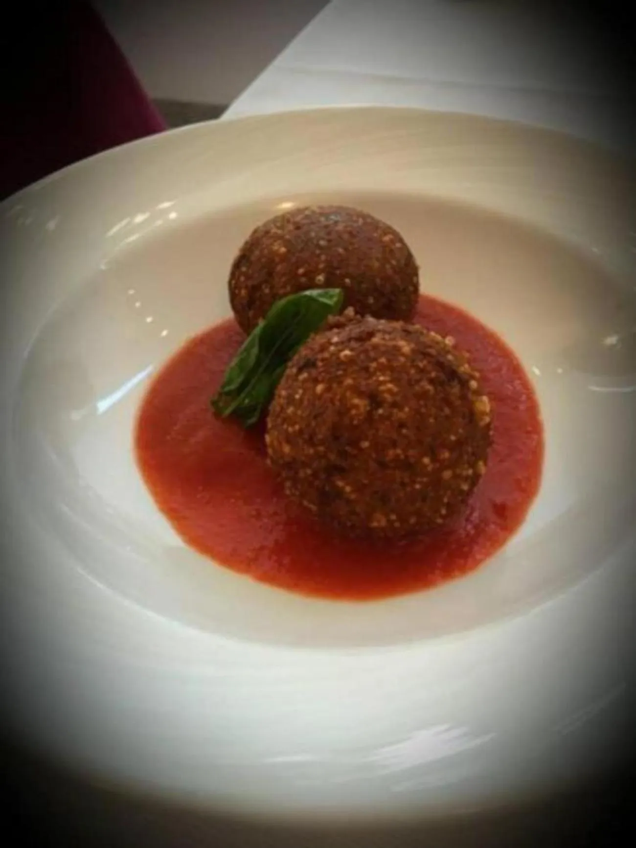 Food close-up in Hotel Corfù