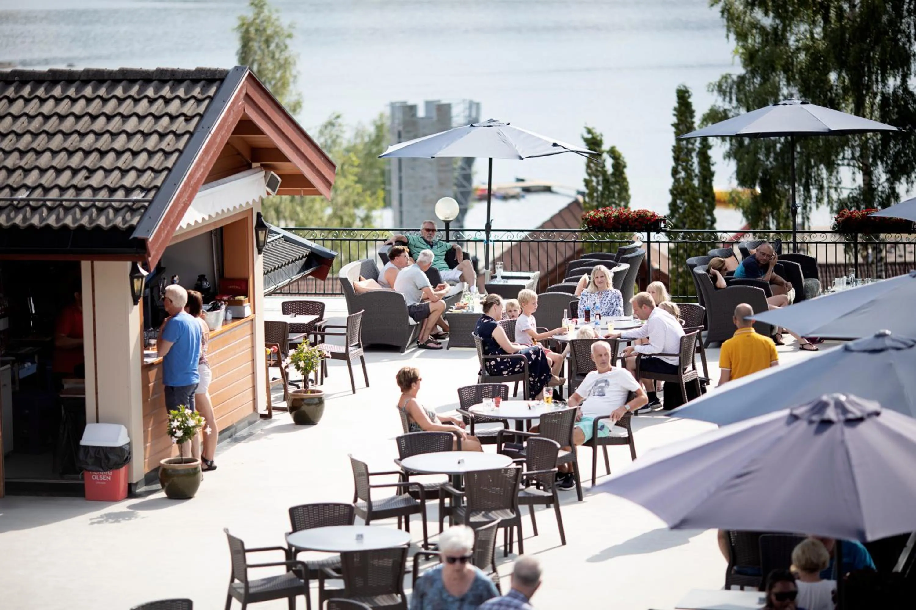 Patio in Straand Hotel