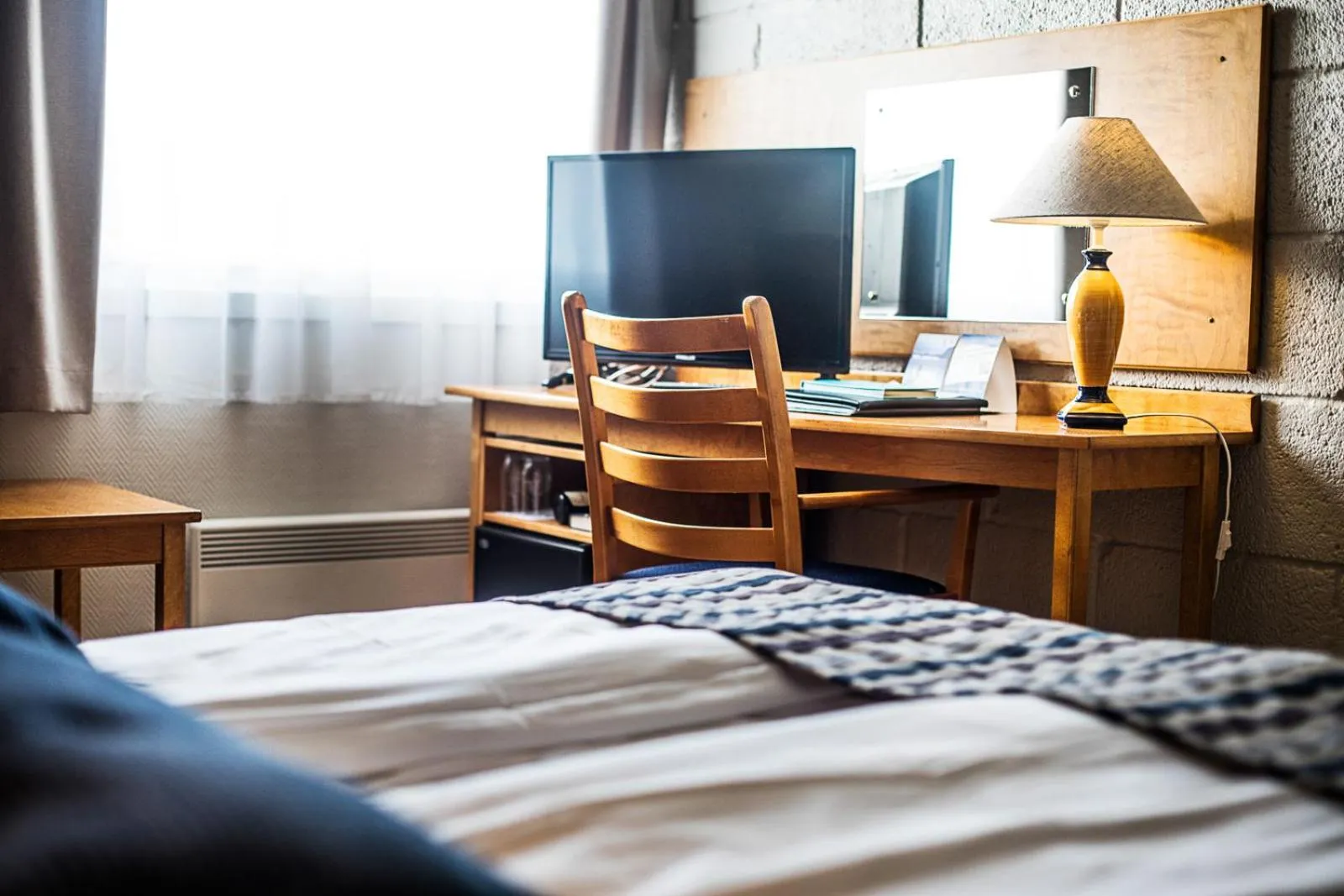 Bed in Straand Hotel