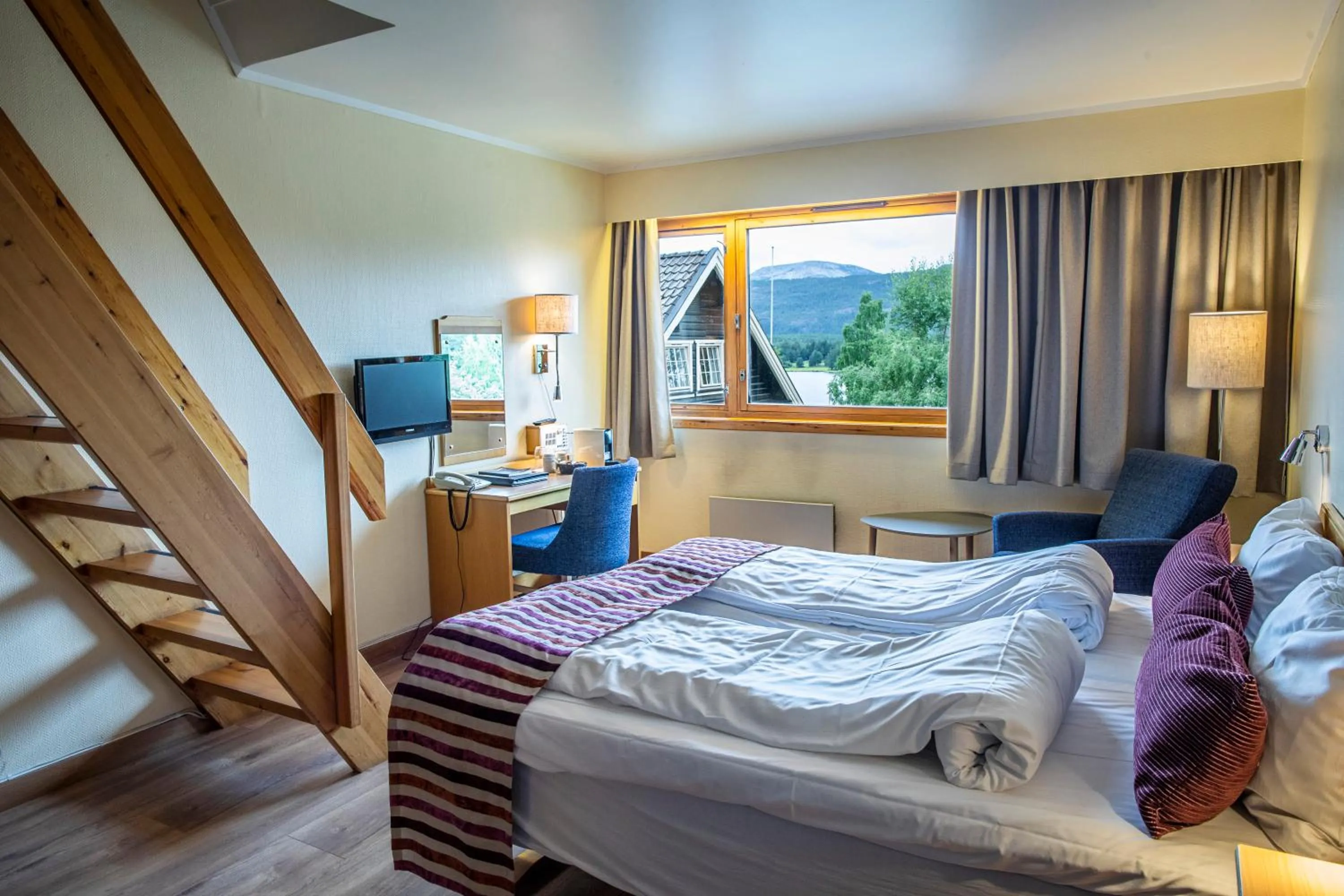 Bed in Straand Hotel