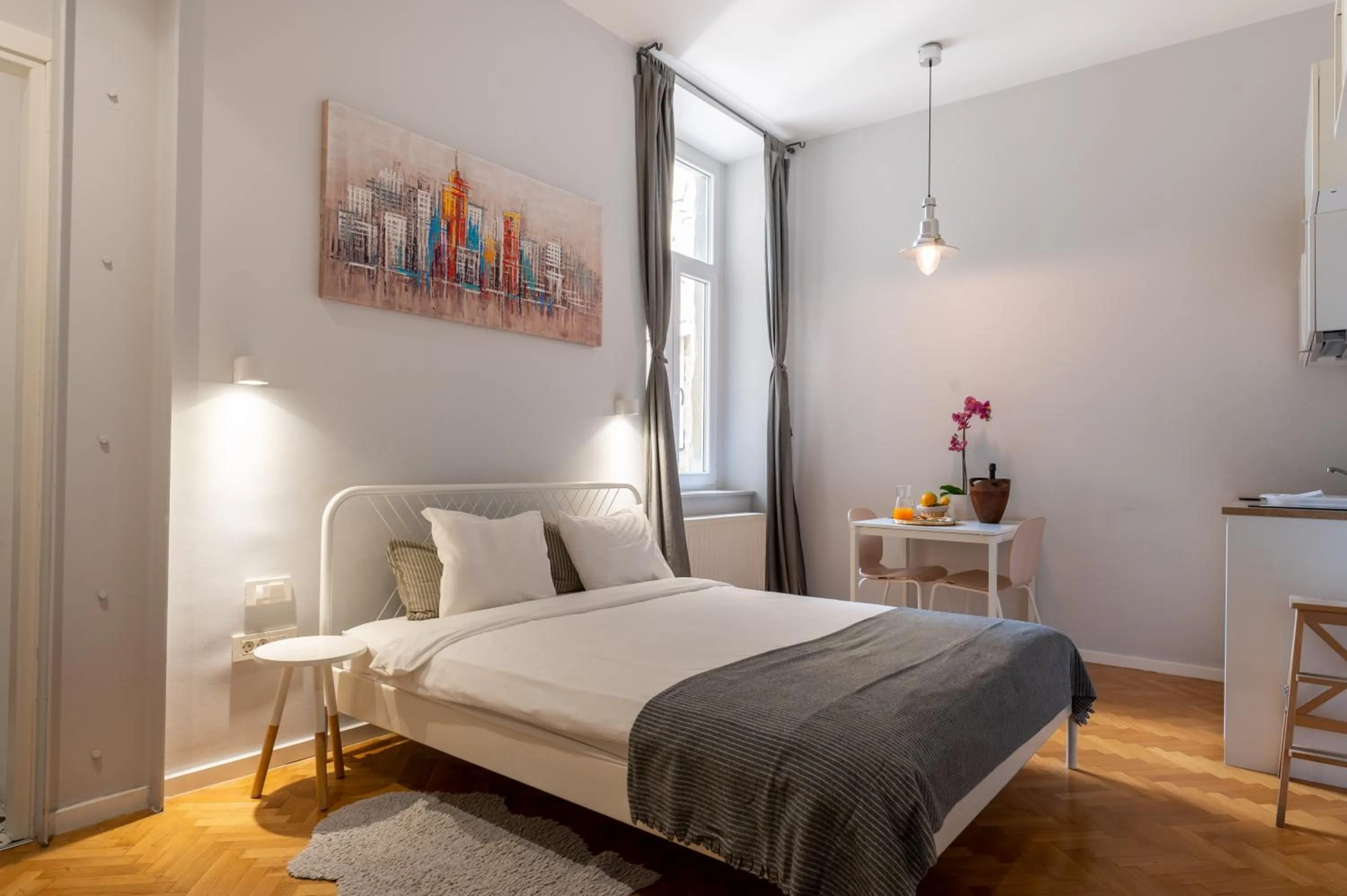 Bedroom, Bed in Doma Zagreb Aparthotel