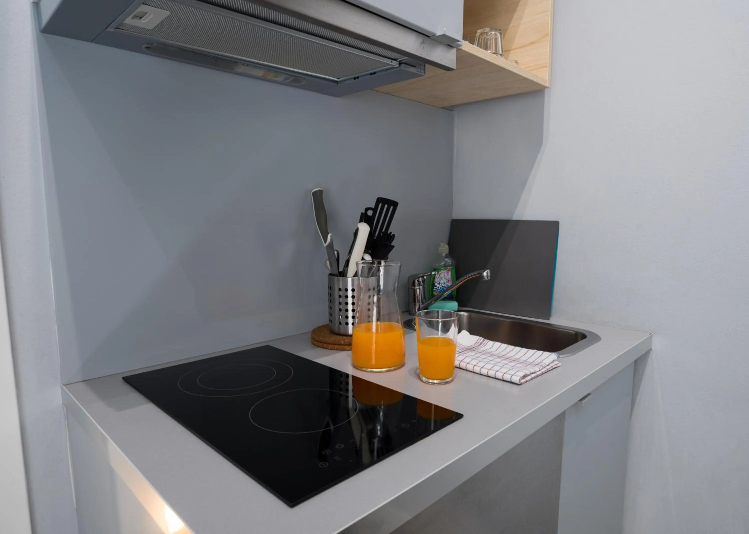 Kitchen or kitchenette in Doma Zagreb Aparthotel