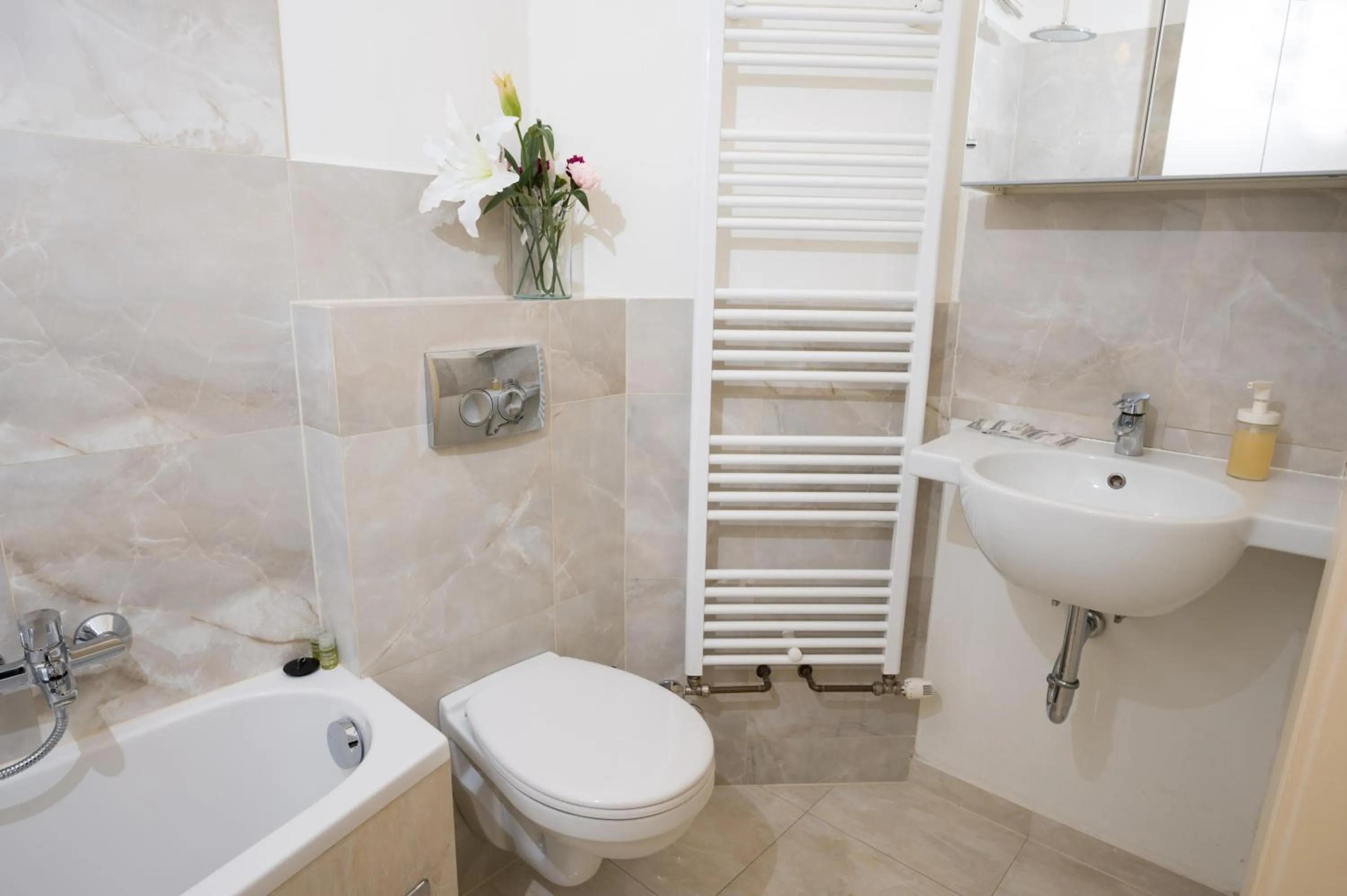 Bathroom in Doma Zagreb Aparthotel