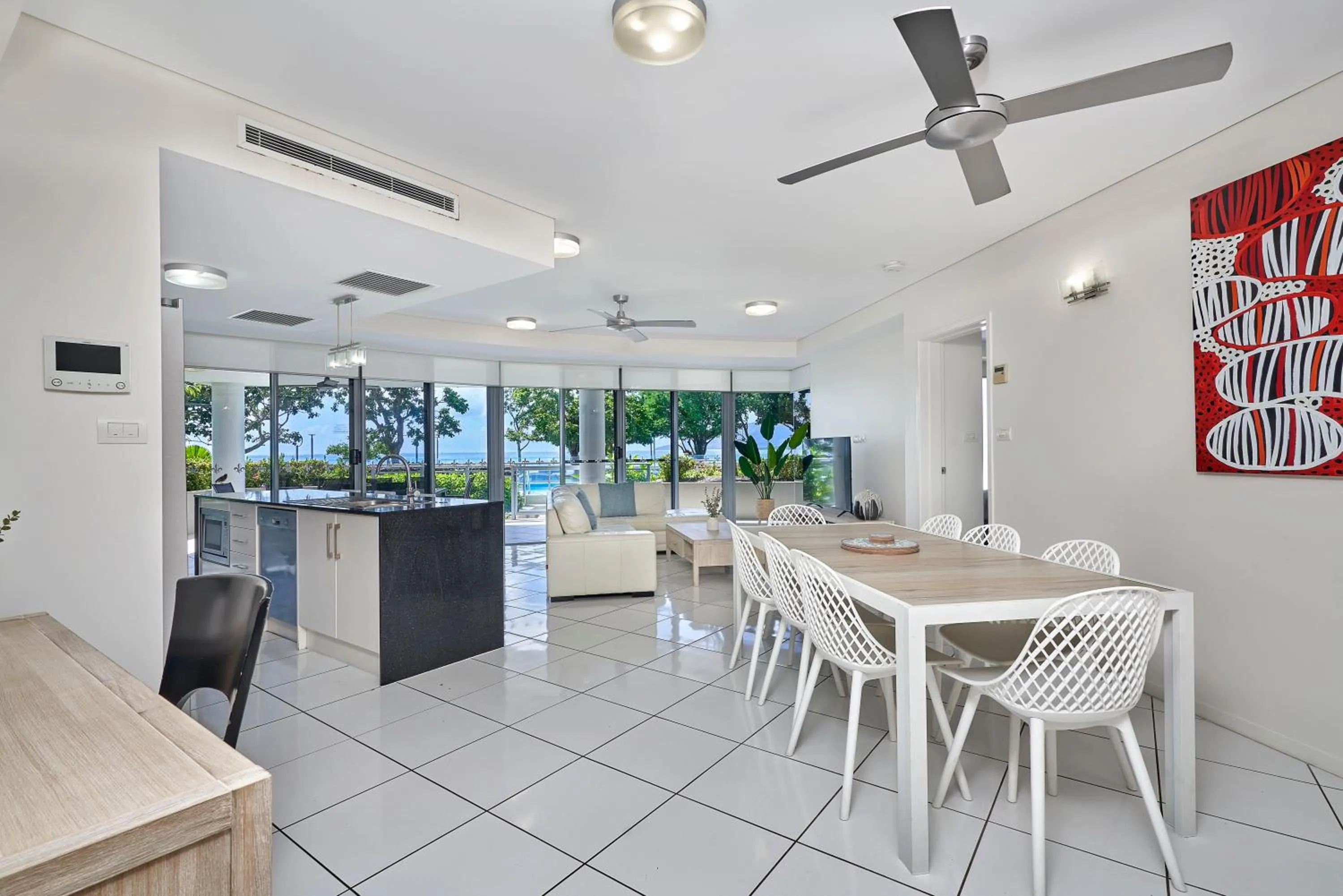 Living room in Vision Apartments