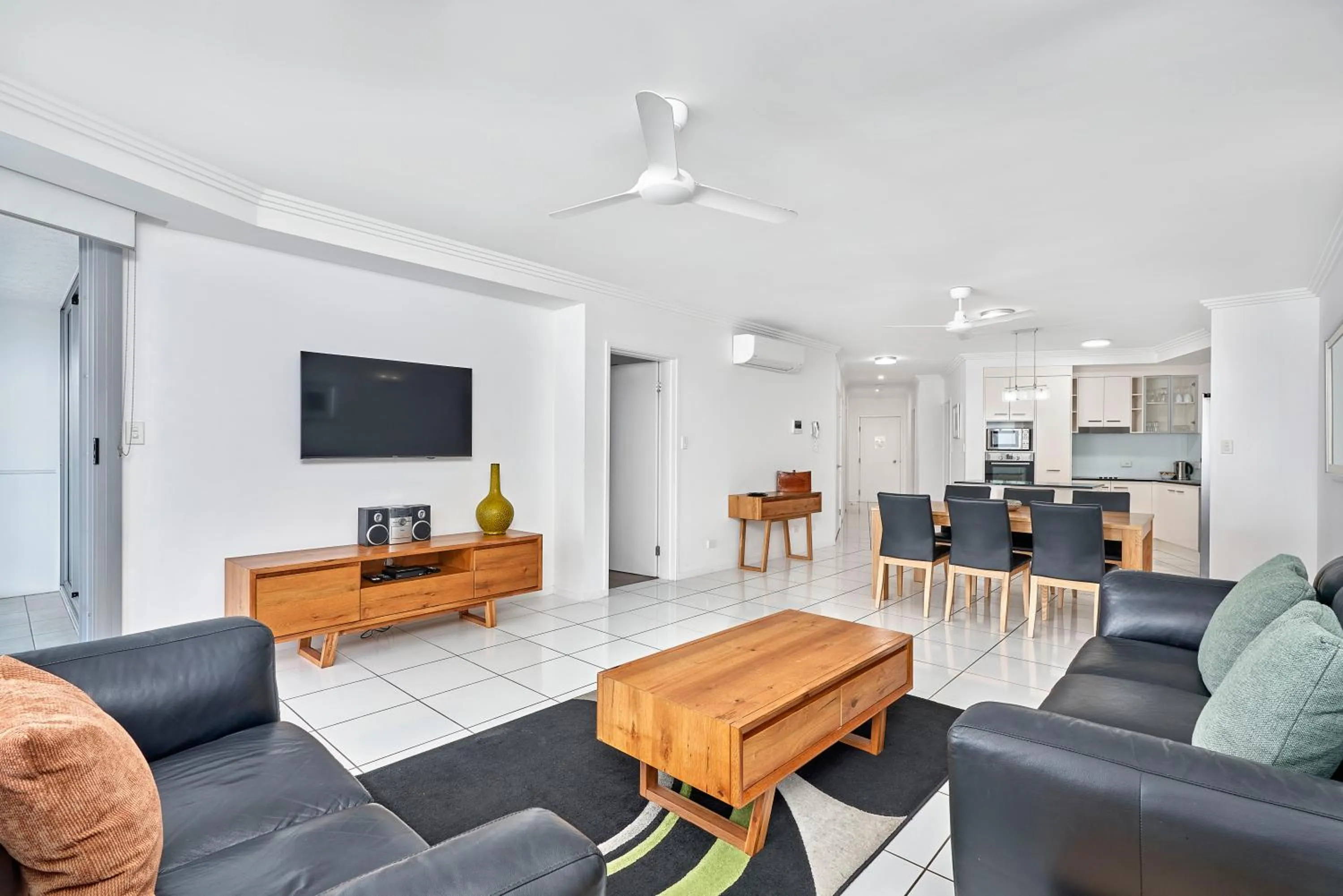 Living room in Vision Apartments