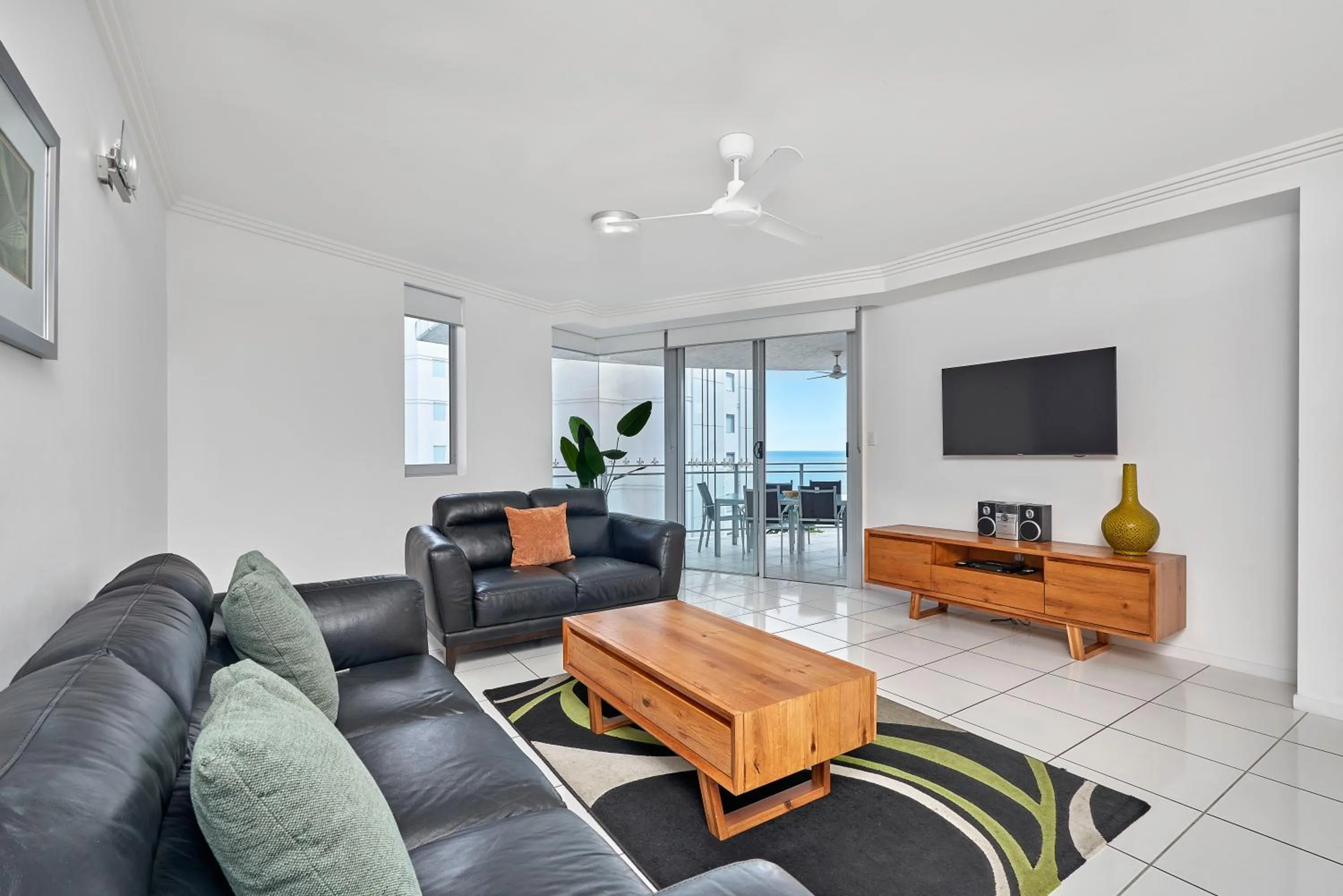 Living room in Vision Apartments