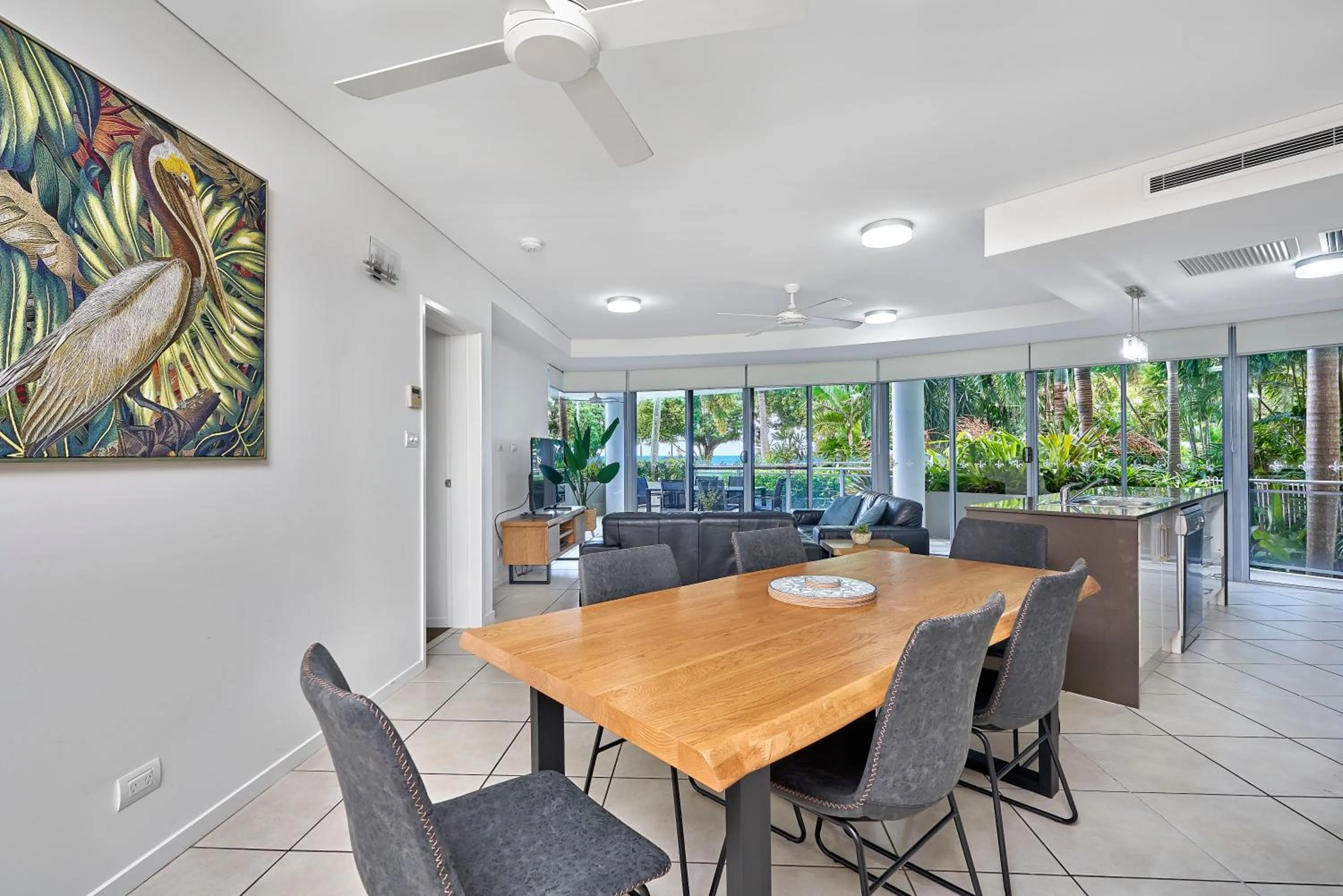 Dining area in Vision Apartments