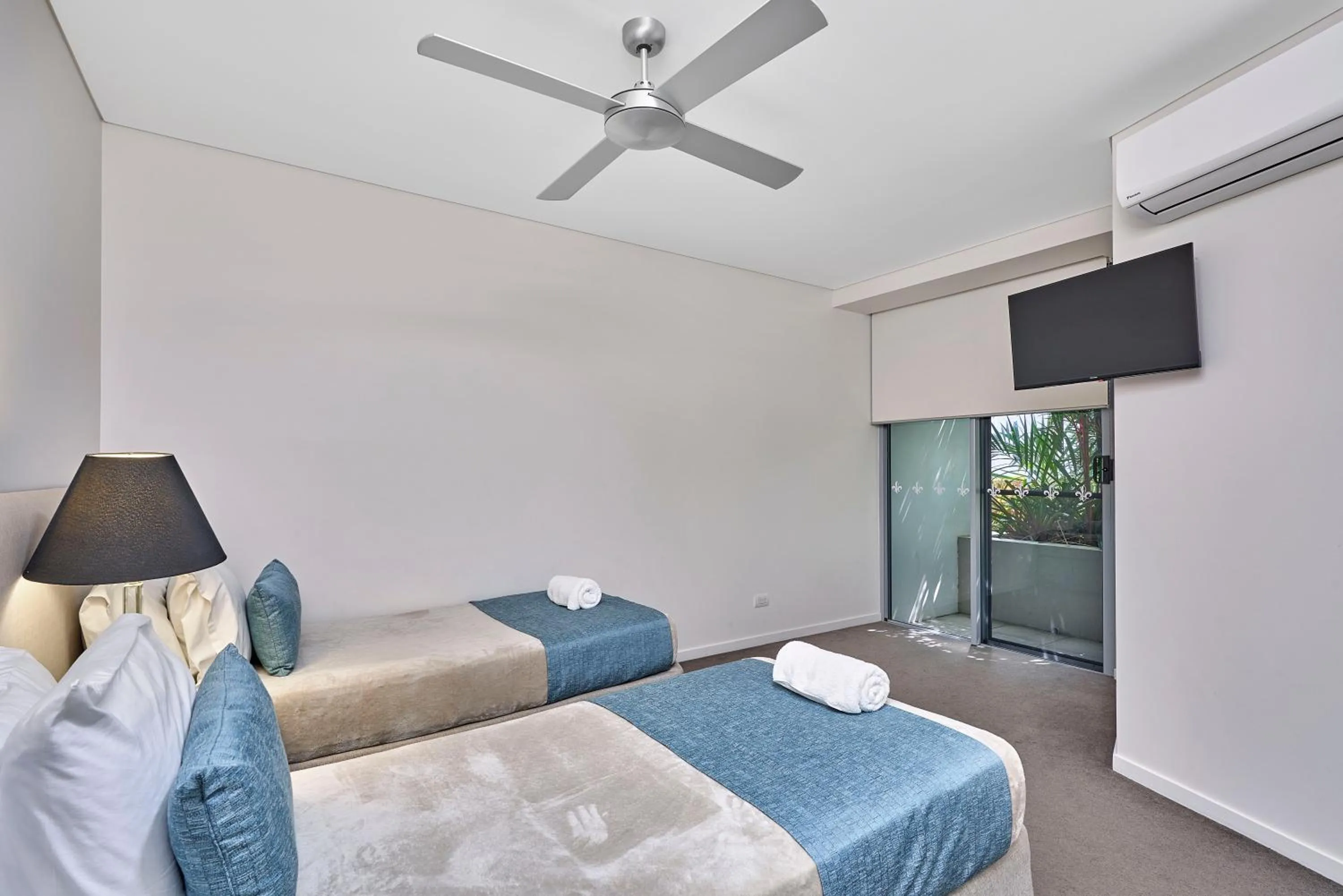 Bedroom, Bed in Vision Apartments