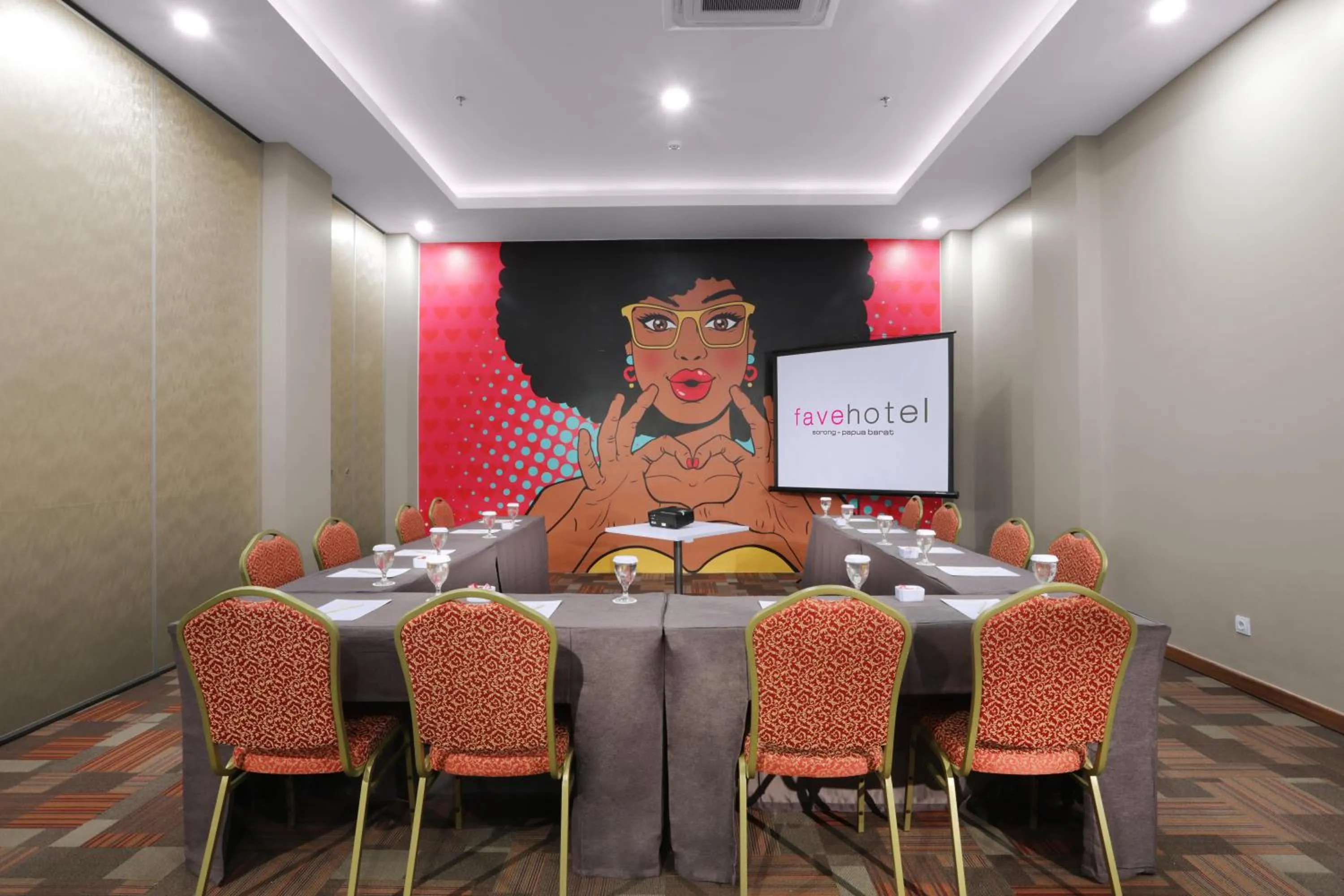 Meeting/conference room in favehotel Sorong