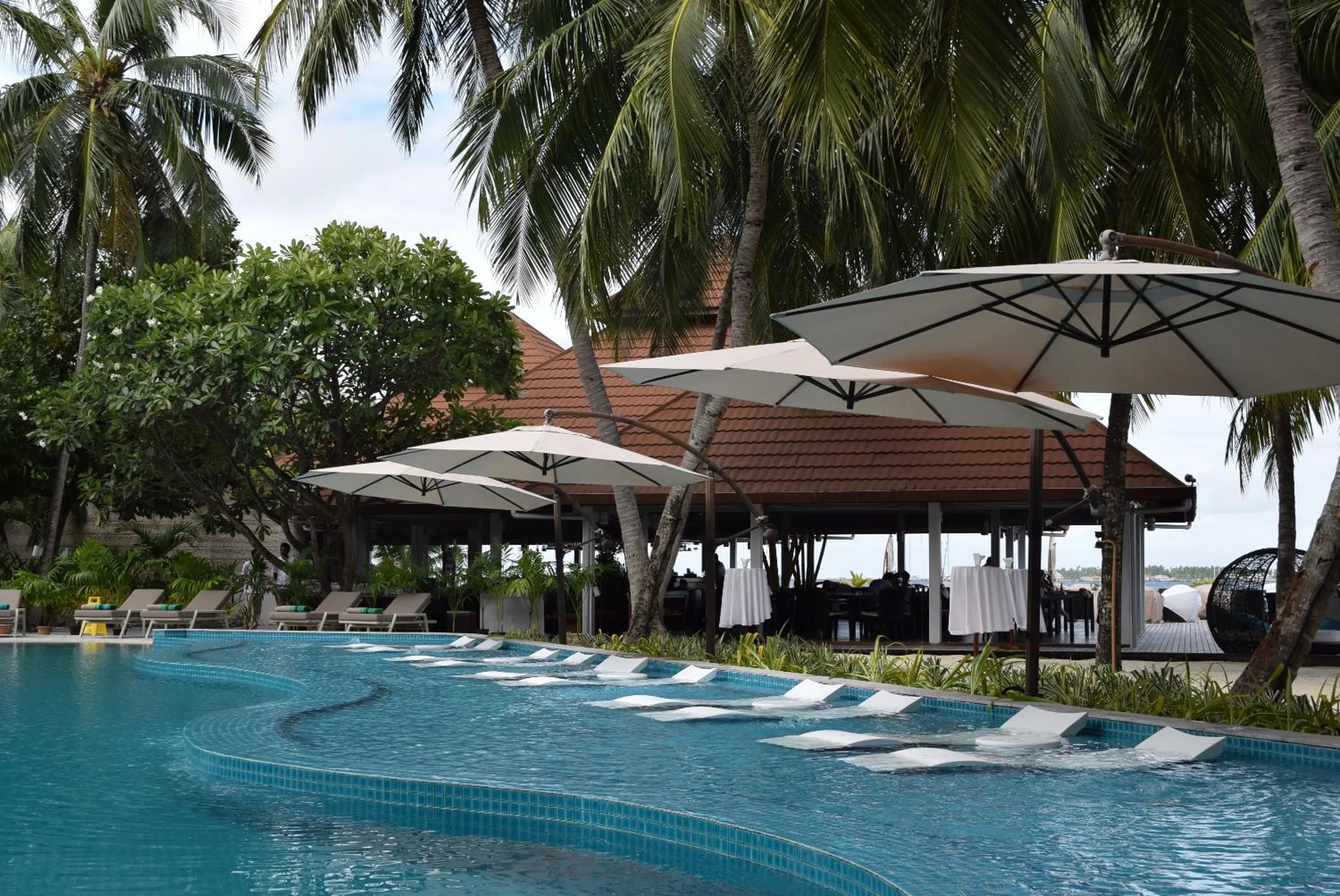 Swimming pool in Kurumba Maldives