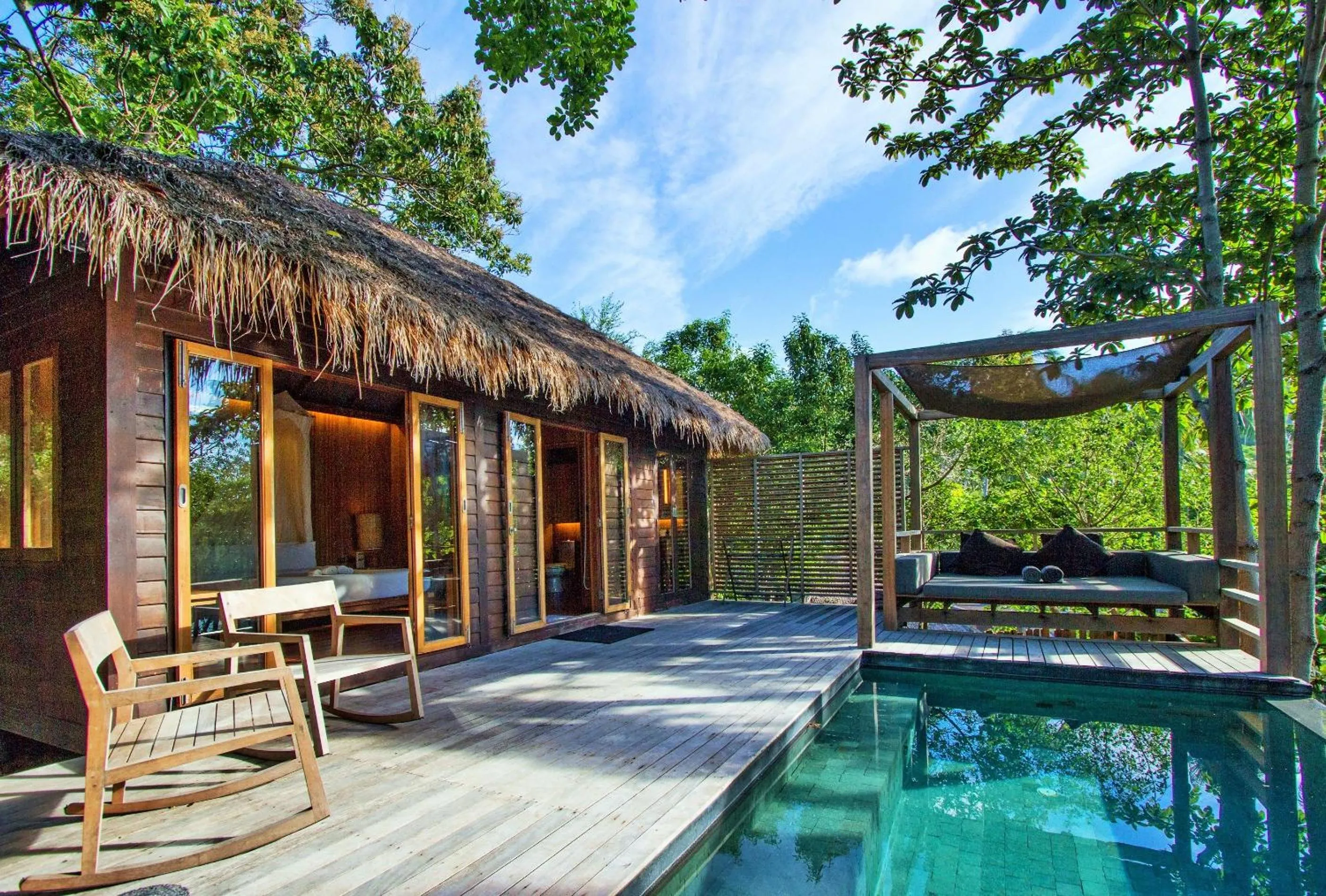 Pool view in Haadtien Beach Resort