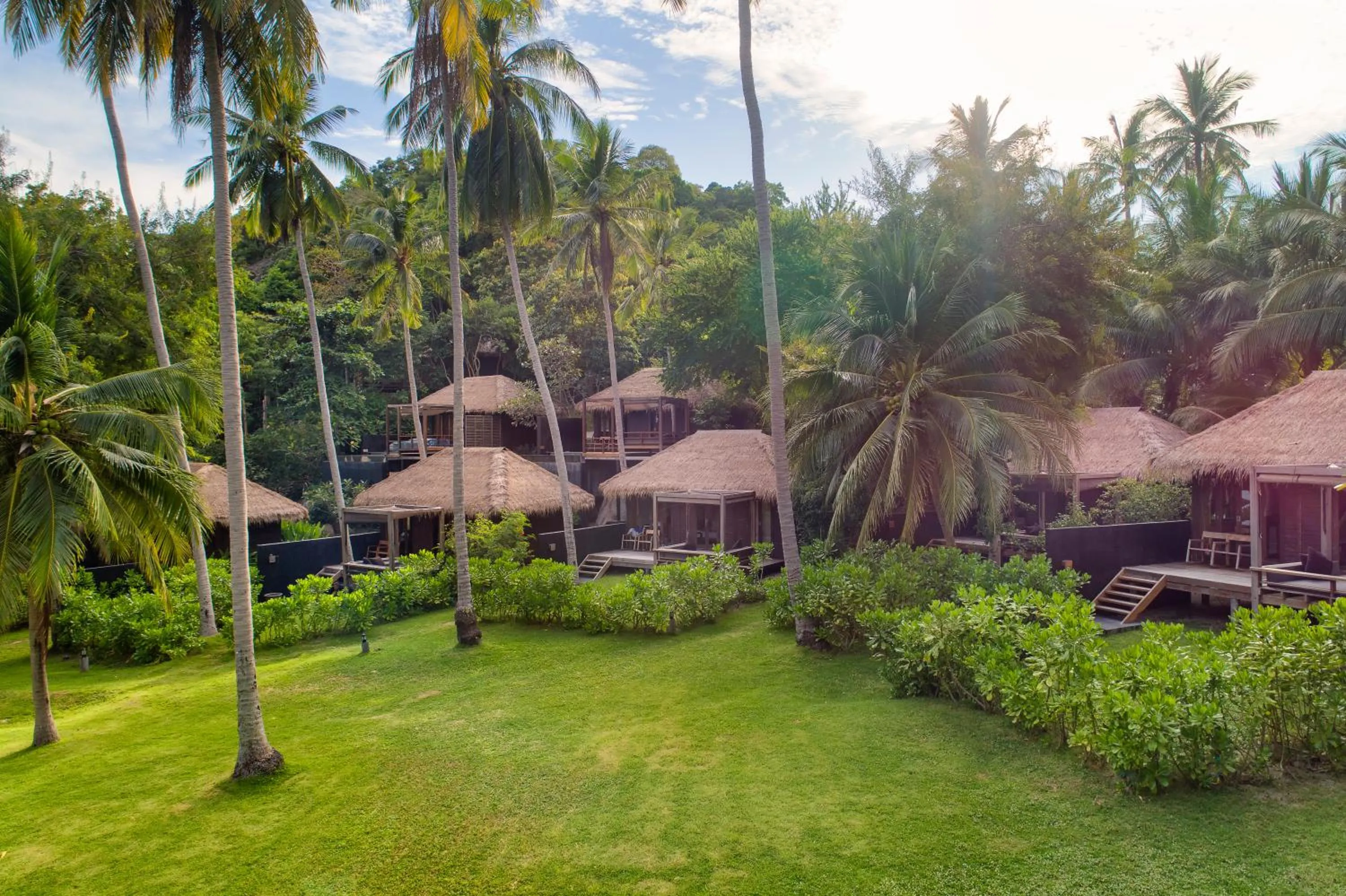 Garden view in Haadtien Beach Resort
