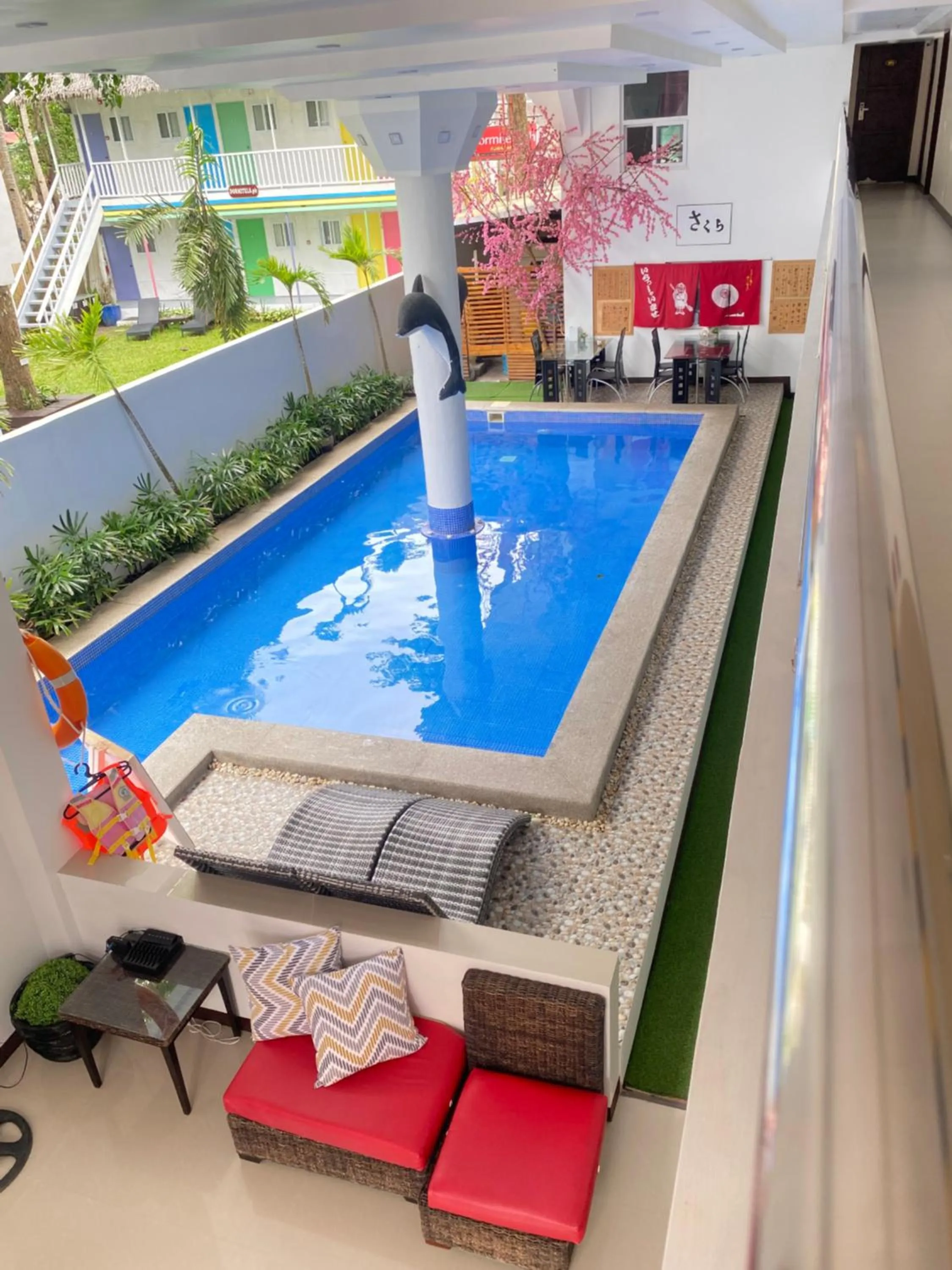 Swimming pool in IL Mare Sakura Resort Boracay