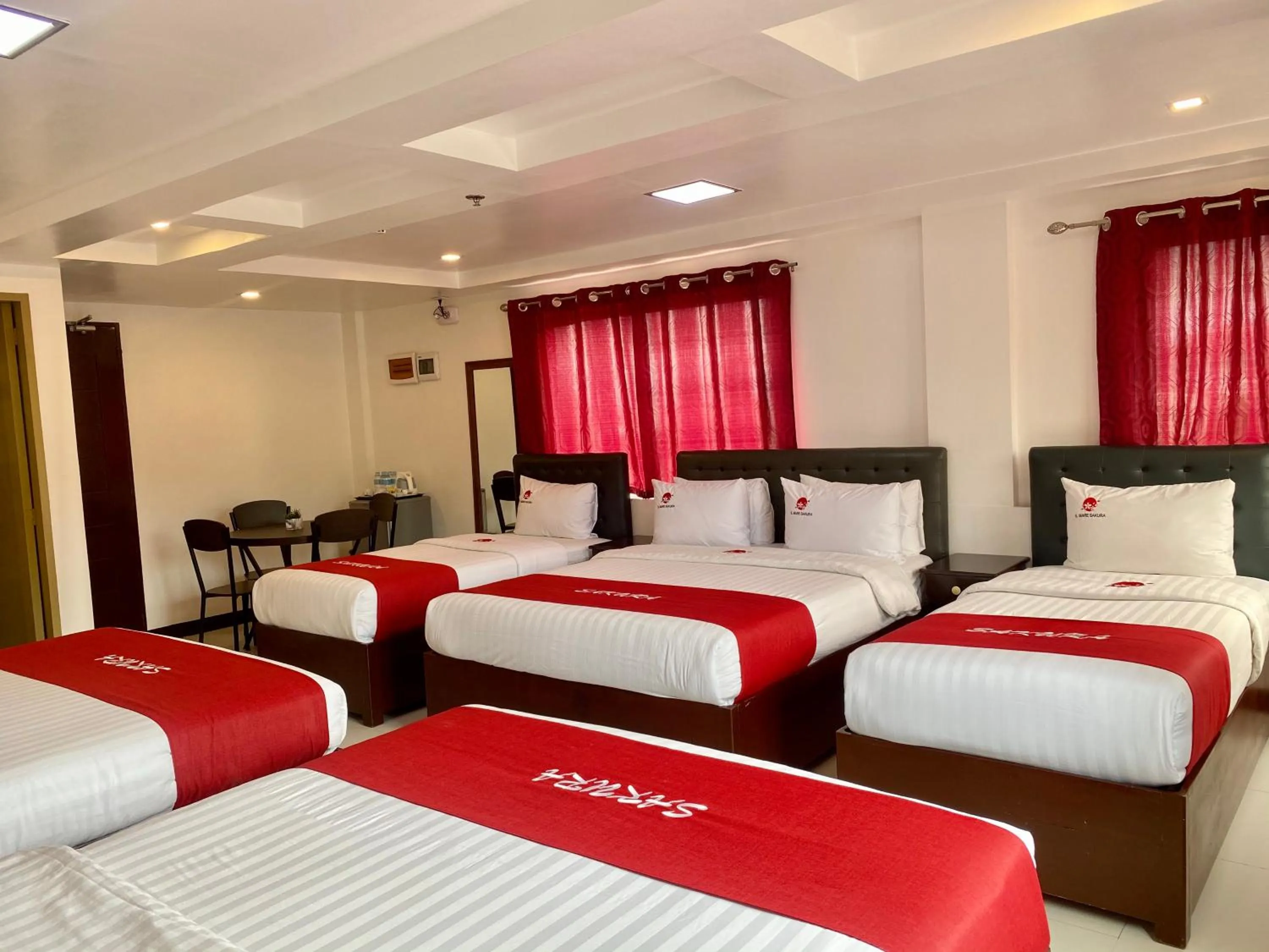 Bed in IL Mare Sakura Resort Boracay