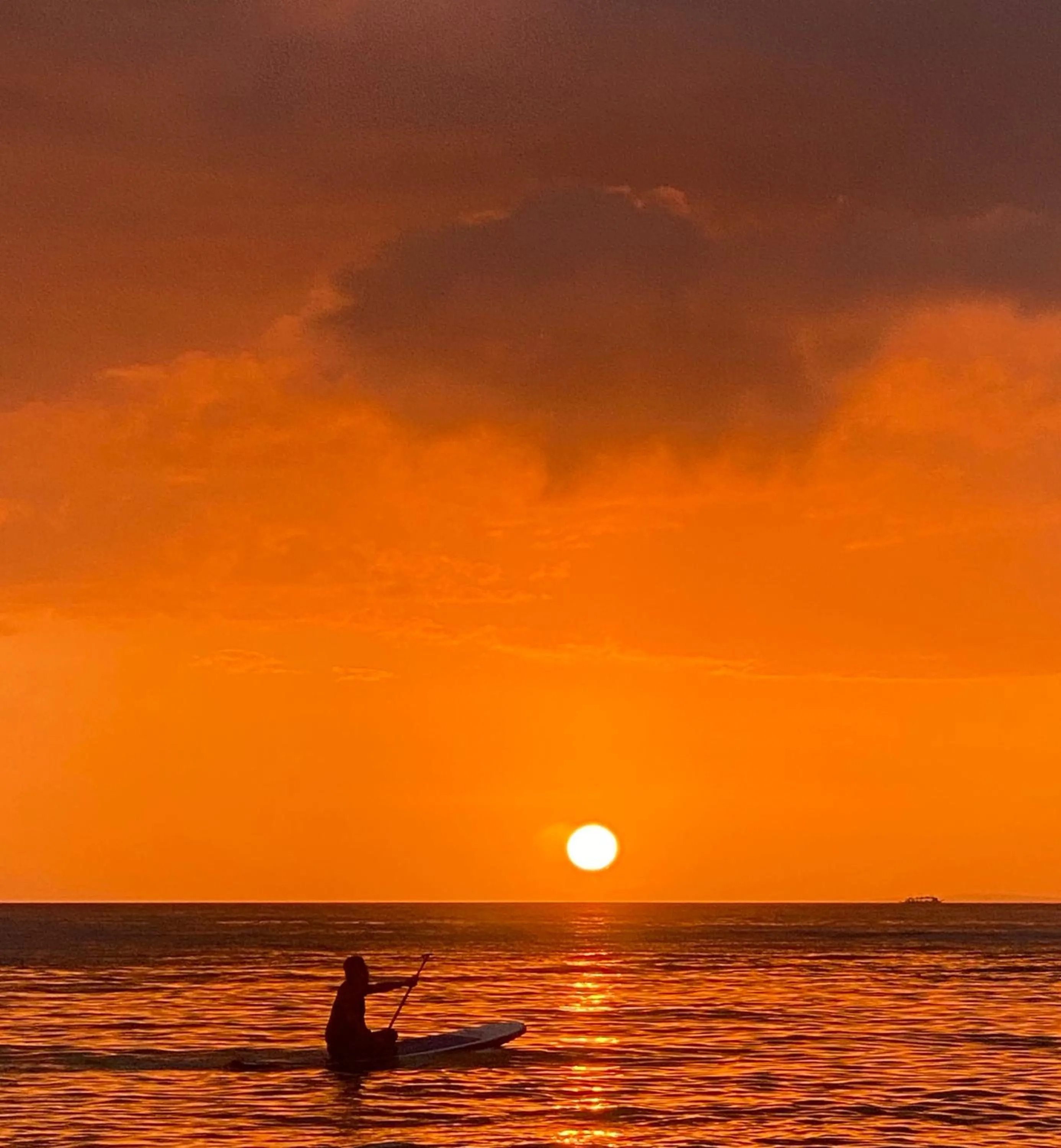 Sunset in IL Mare Sakura Resort Boracay