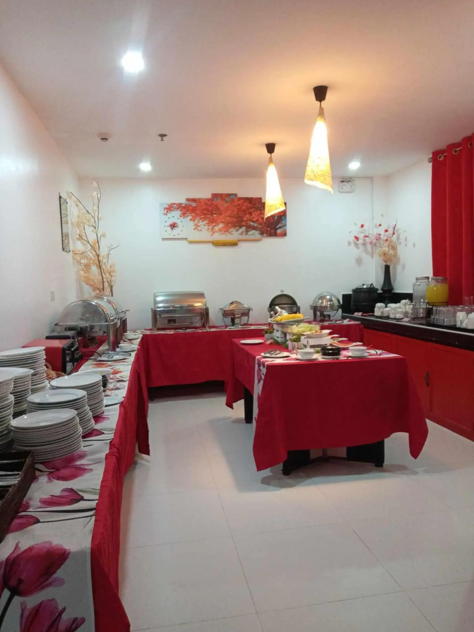 Buffet breakfast in IL Mare Sakura Resort Boracay