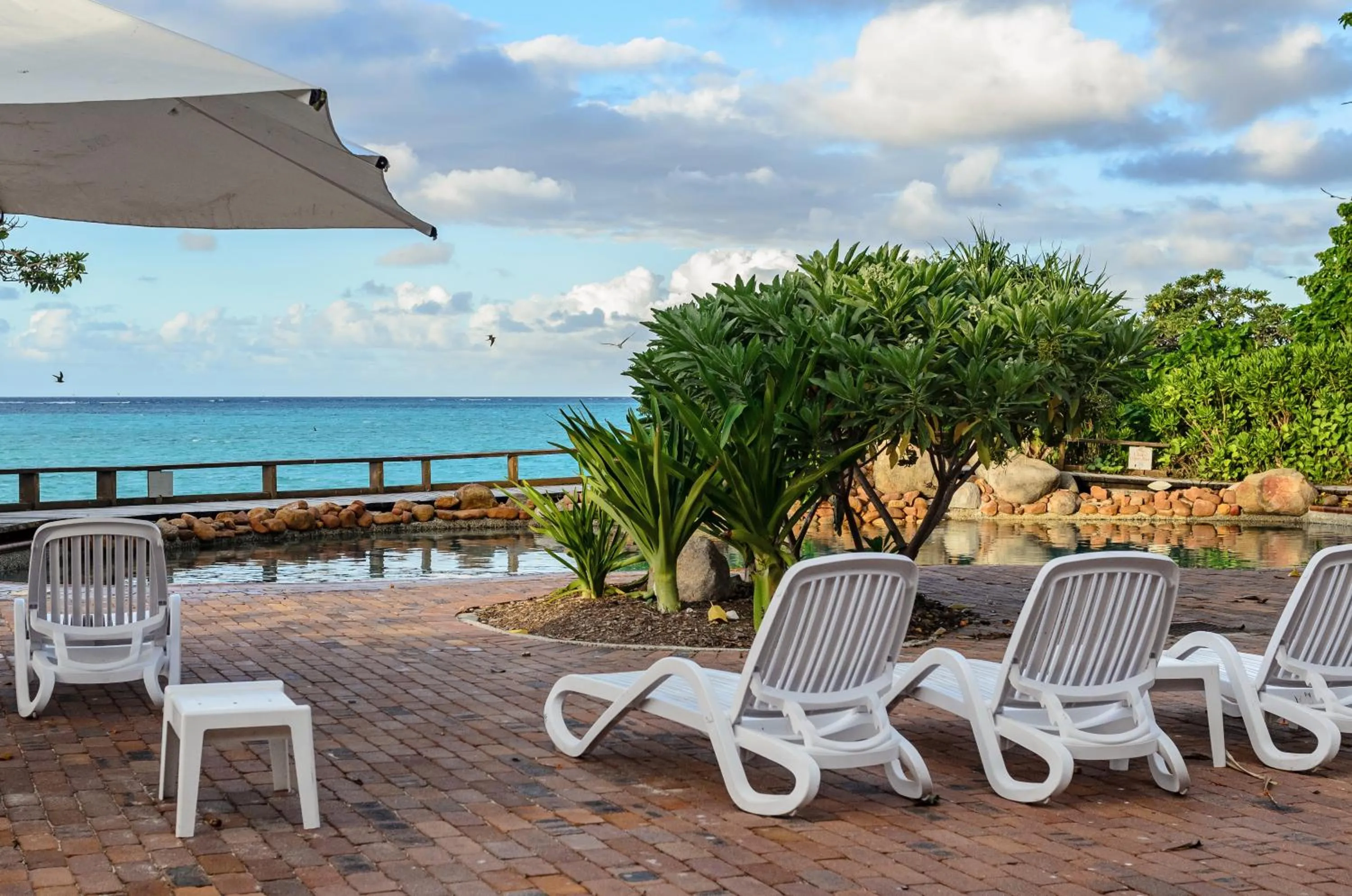 Pool view in Heron Island