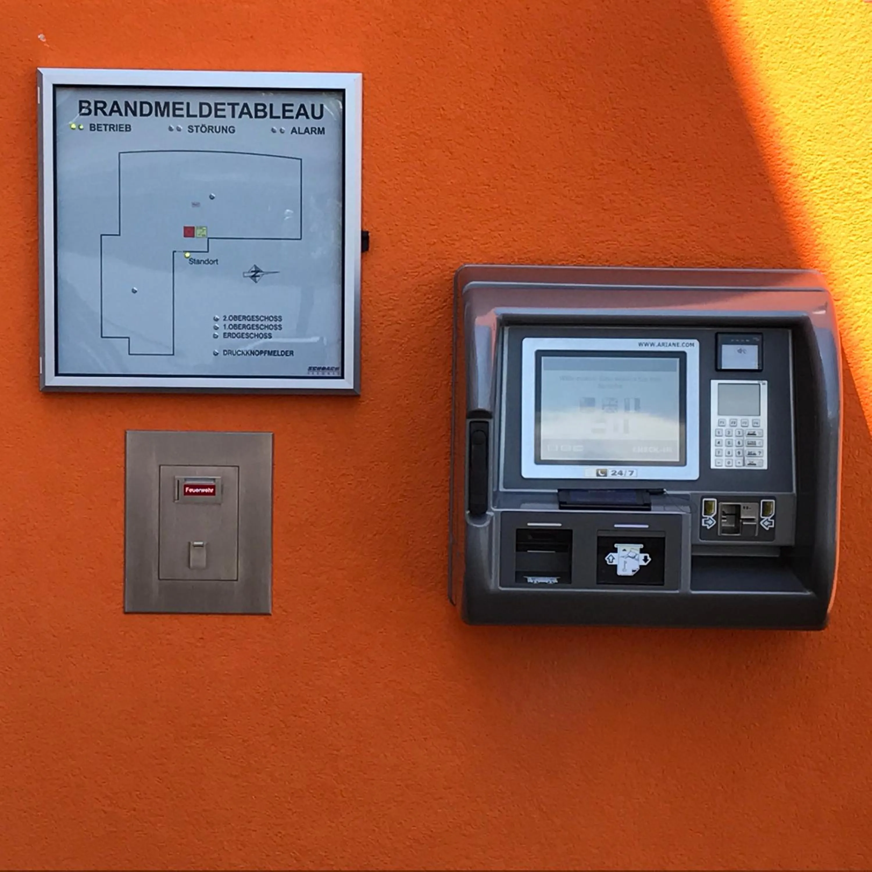 Facade/entrance in AIS Center