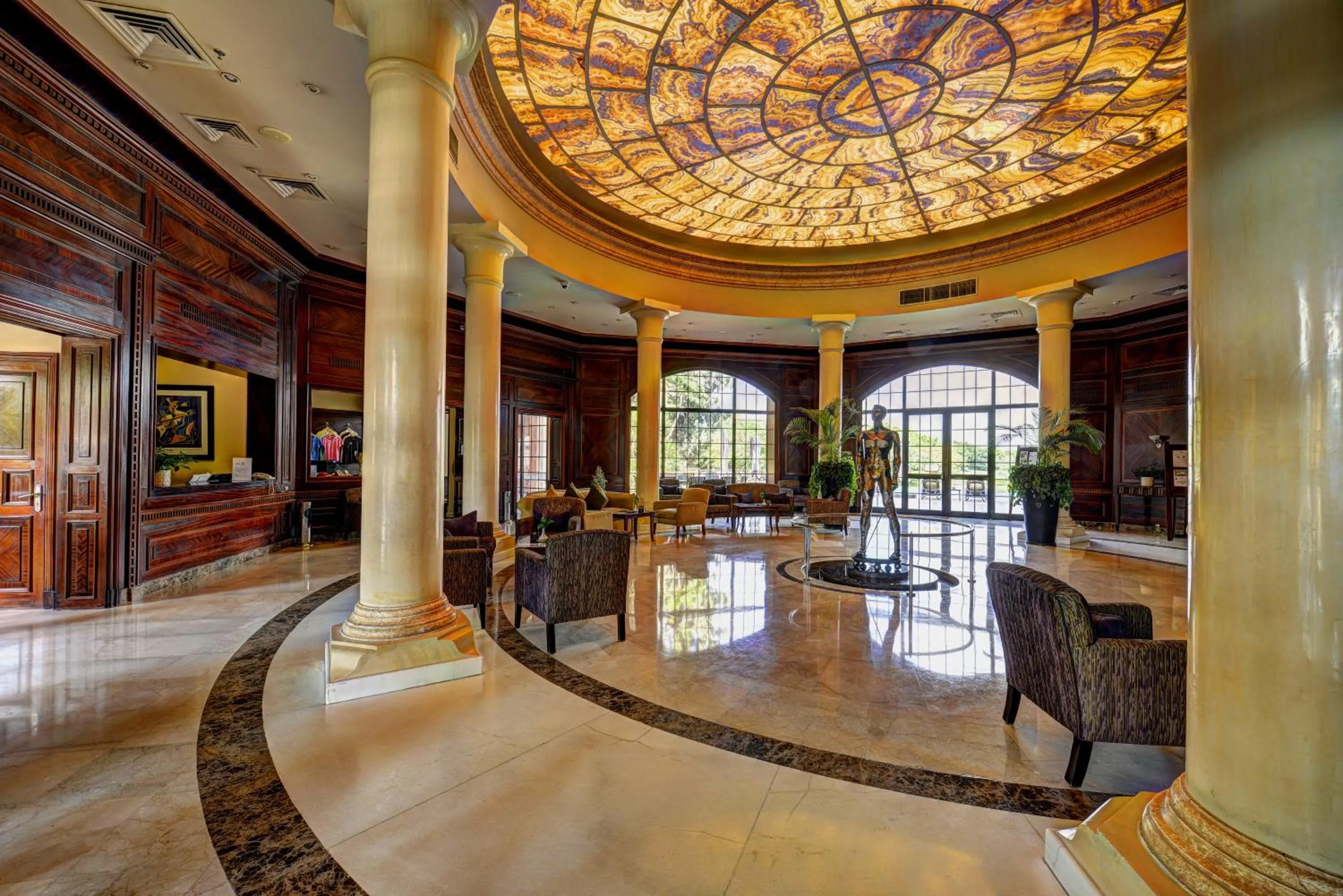 Lobby or reception in Stella Golf Hotel