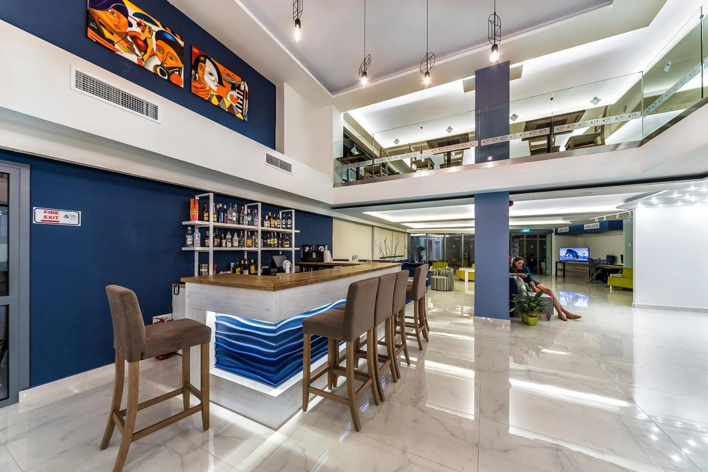 Lounge or bar in Pollis Hotel