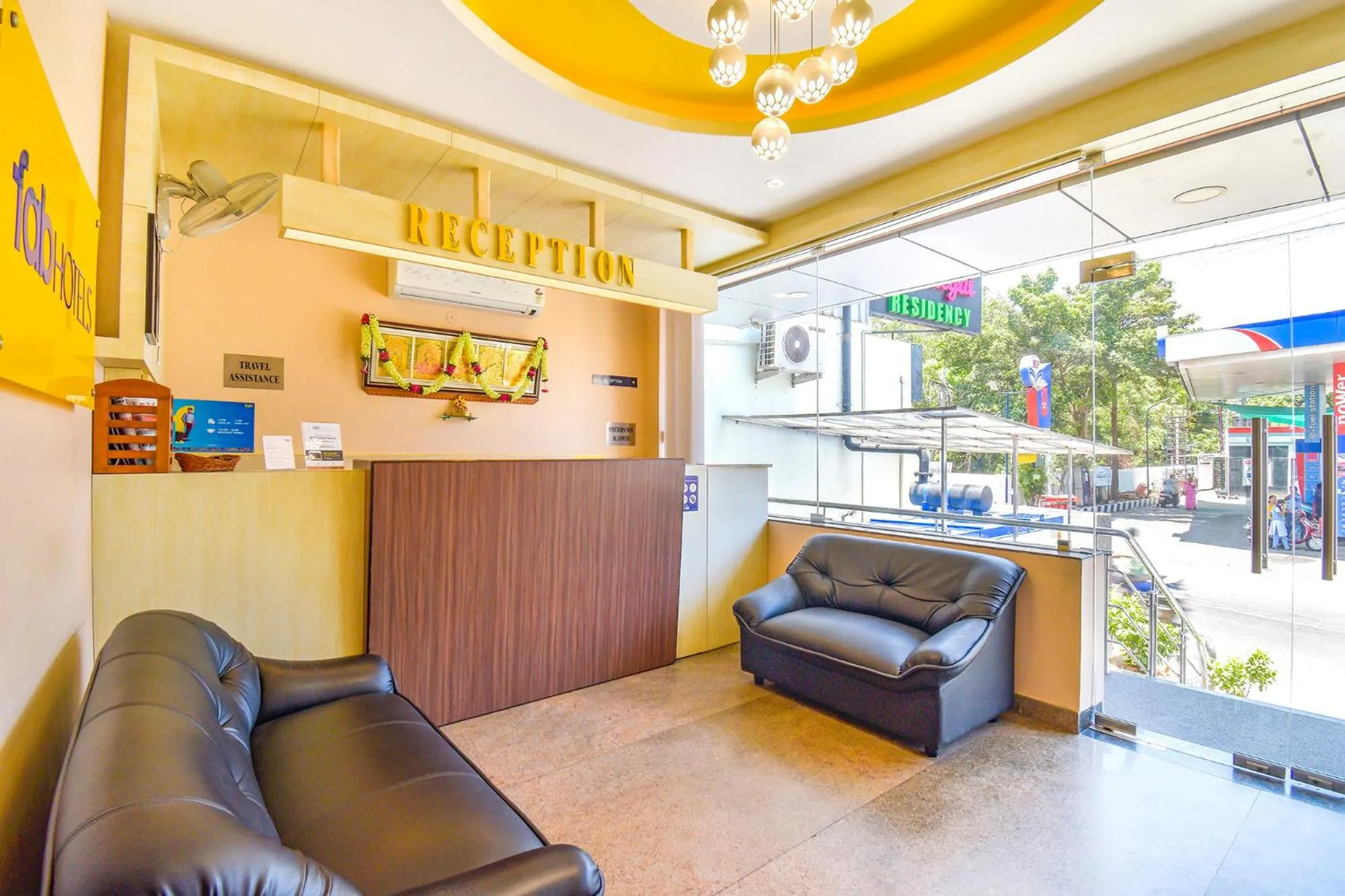 Lobby or reception in Thaneegai Residency